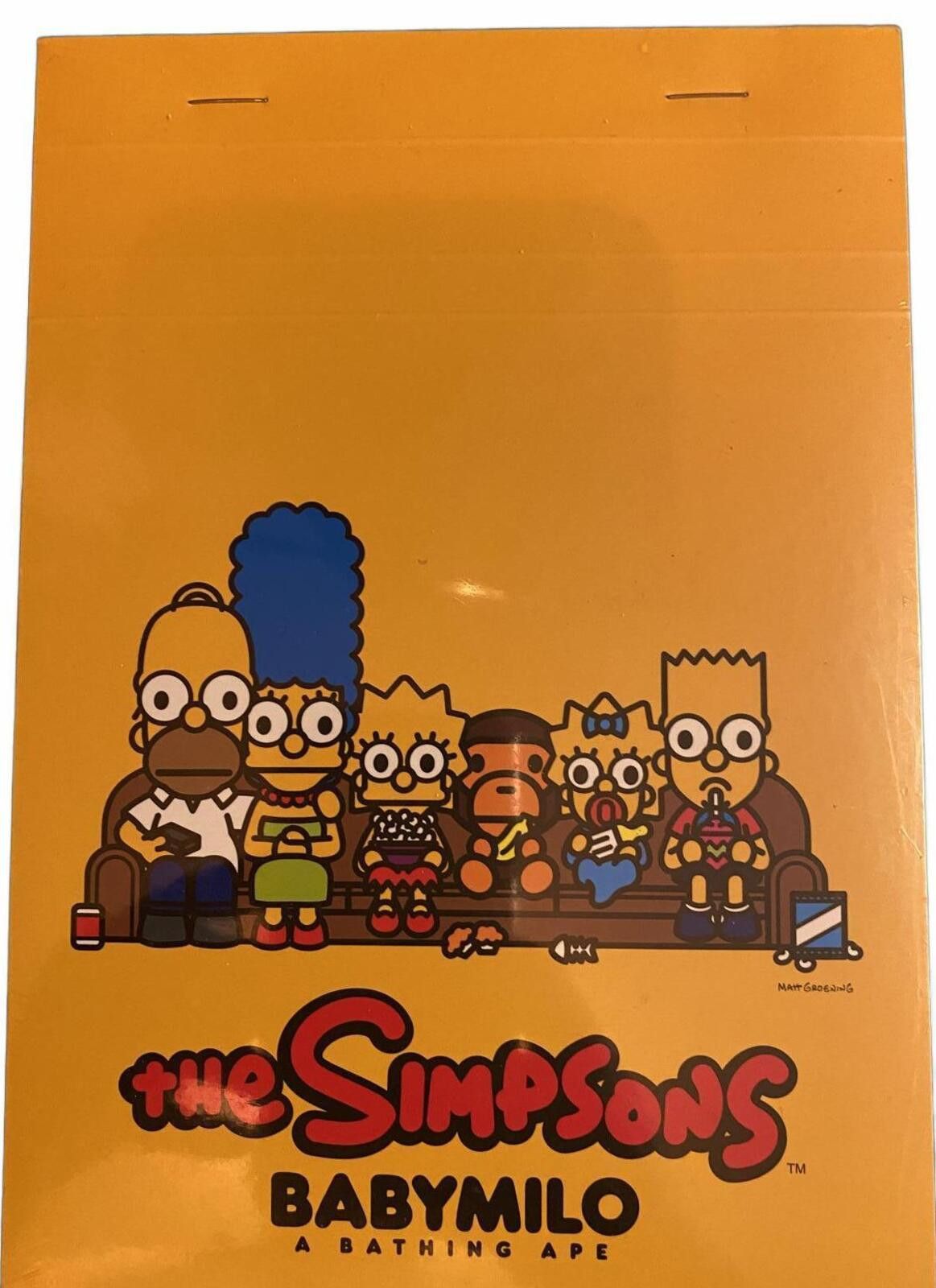 Bape BAPE x Baby Milo x The Simpsons Notebook A Bathing Ape Rare Size ONE SIZE - 1 Thumbnail