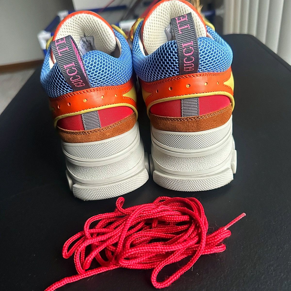 Gucci $980 Men’s Gucci Flashtrek SEGA Sneaker Boot Multicolor Size US 9.5 / EU 42-43 - 5 Thumbnail