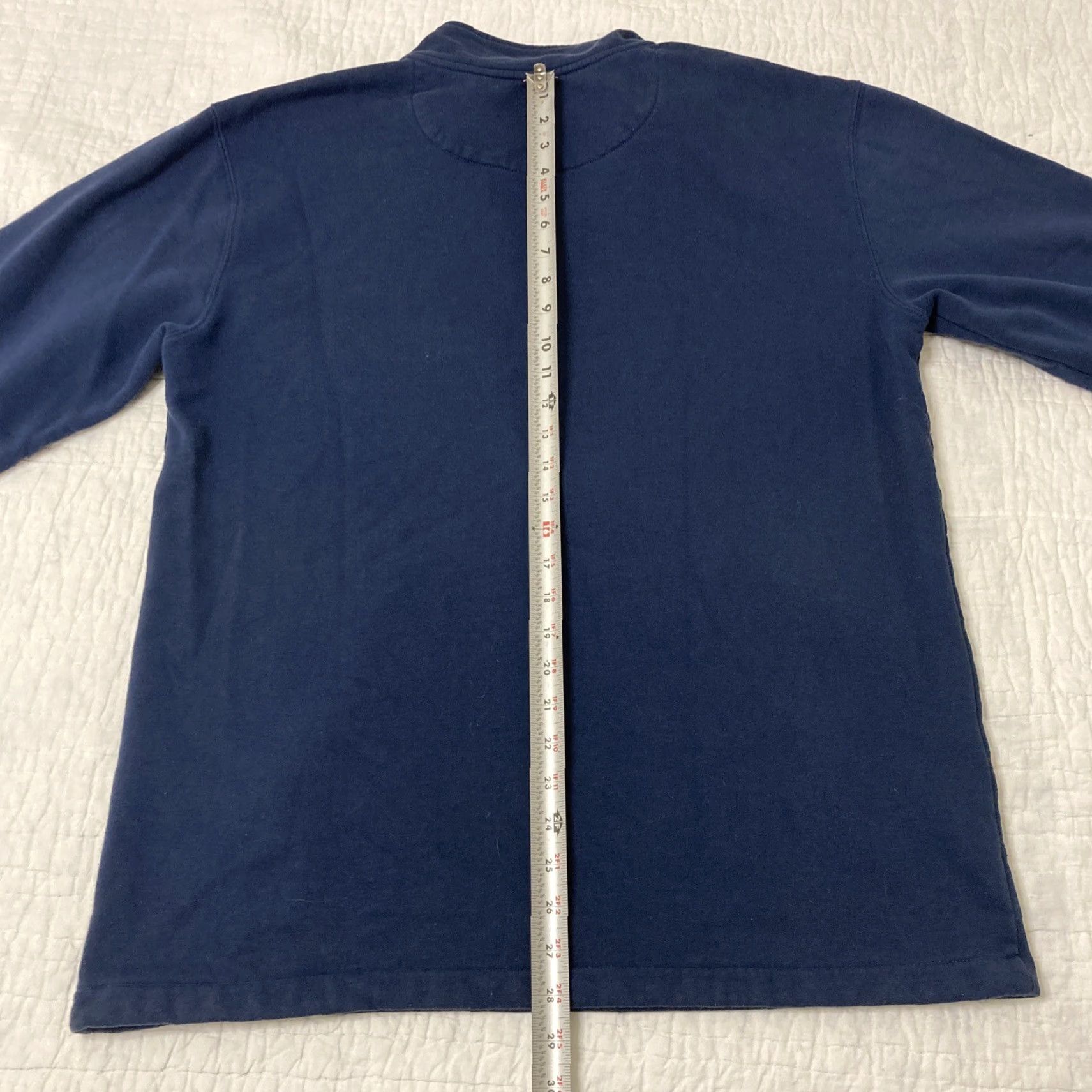 Vans VANS Men Sweater Pullover Quarter Zip Large Blue Off The Wall MENS Labeled Regular Size US L / EU 52-54 / 3 - 6 Thumbnail