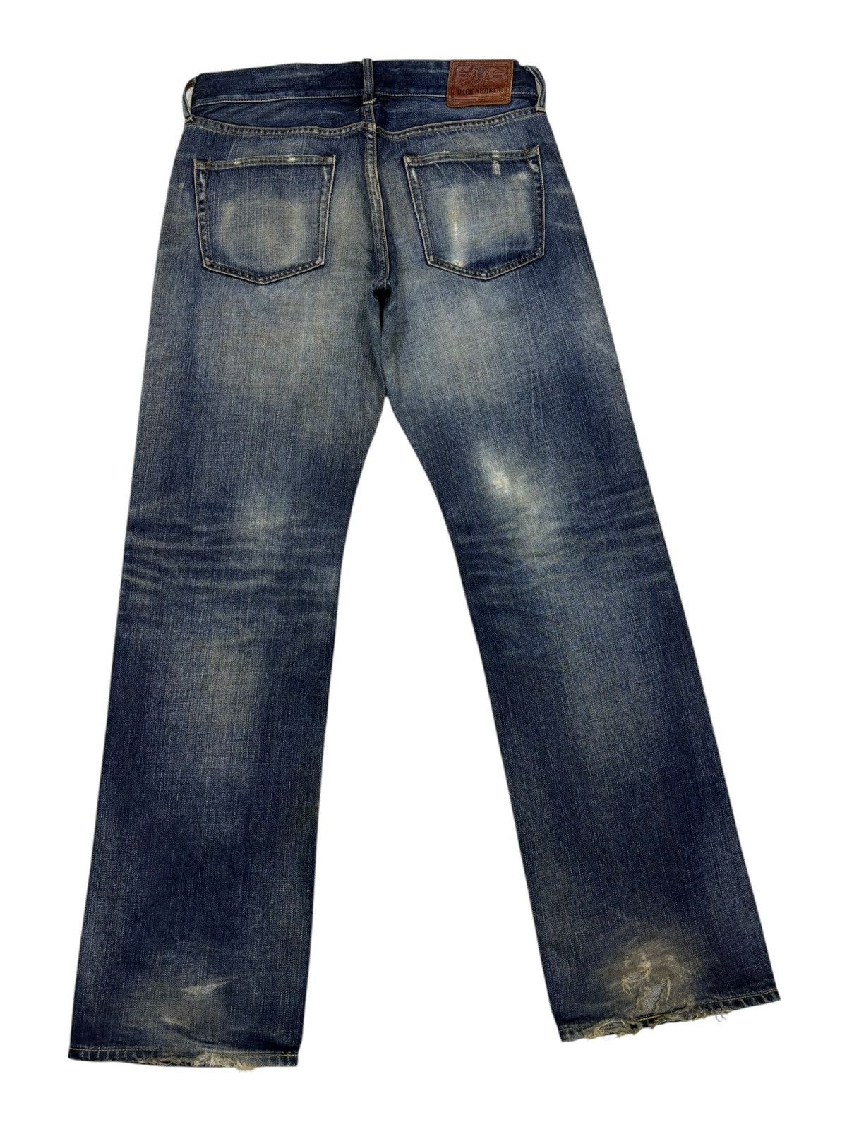 Hysteric Glamour Vintage Japan Denim Jeans Back Number Distressed Kurt Cobain Size US 32 / EU 48 - 4 Thumbnail
