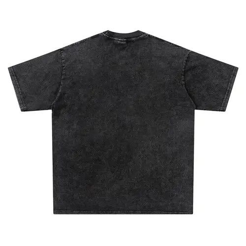 Japanese Brand Hioki Streetwear Washed Black Human Face T Shirt y2k Size US M / EU 48-50 / 2 - 7 Thumbnail