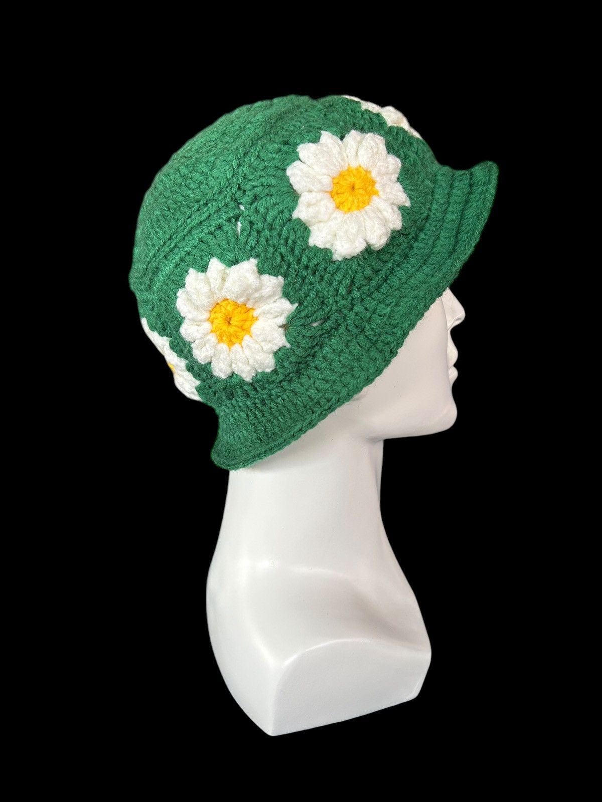 Japanese Brand × Kapital × Vintage Crochet Knitted Handmade Hats Rare ☠️☠️ Size ONE SIZE - 3 Thumbnail