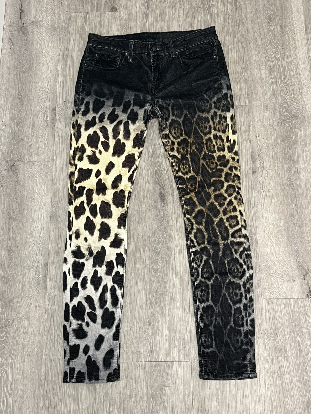 R13 Skinny Leopard Jeans. Size 29 Size 29" - 7 Thumbnail