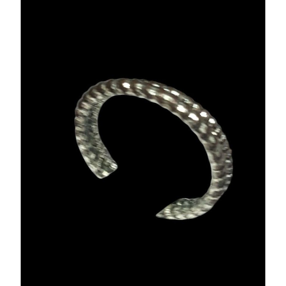 Other Casual Textured Silver Tone Fashion Ring Set Size 7 (2) Size ONE SIZE - 9 Thumbnail