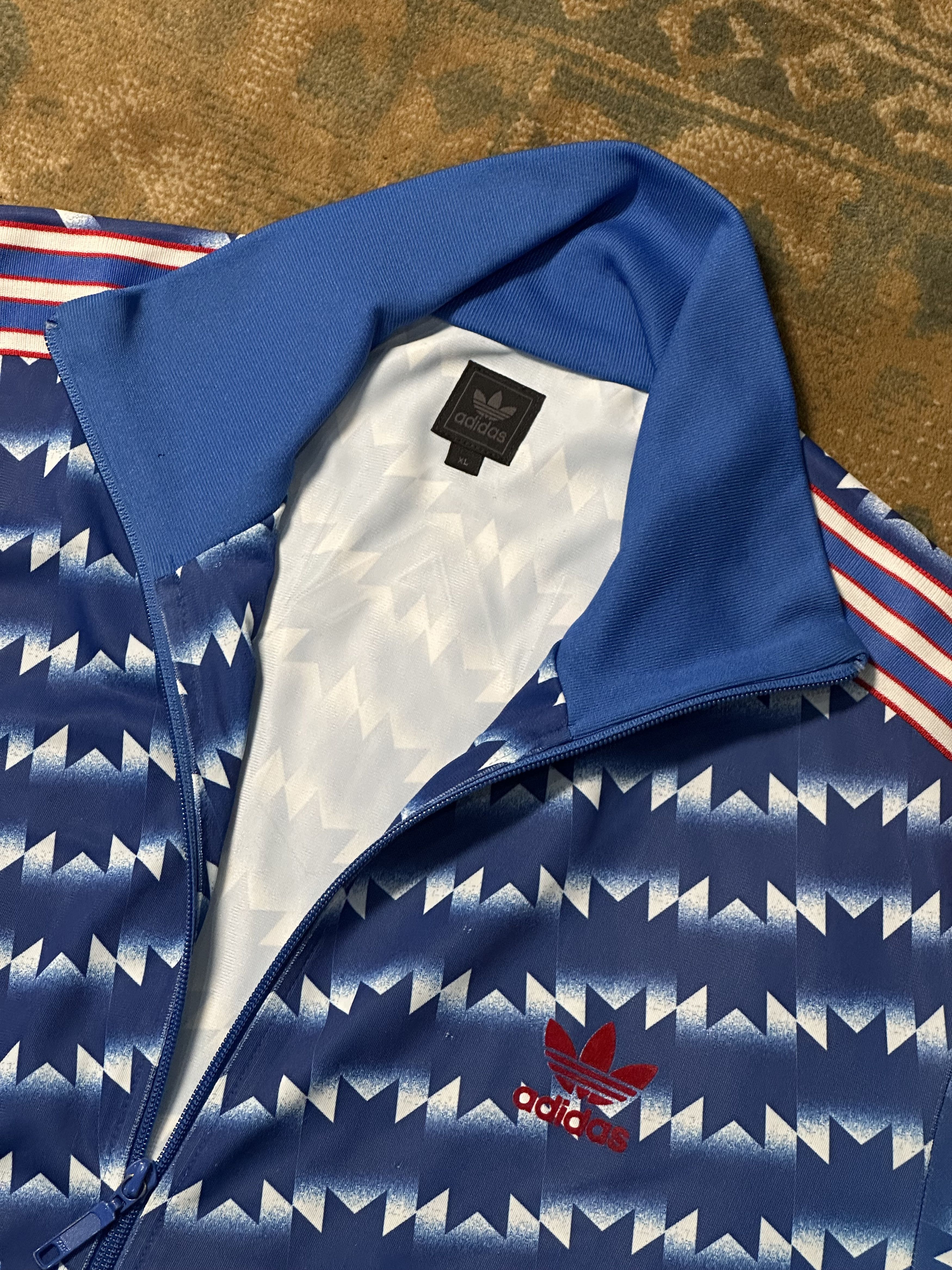 Adidas × Vintage 2000s Adidas x Sharp Tracktop Jacket Size US XL / EU 56 / 4 - 4 Thumbnail