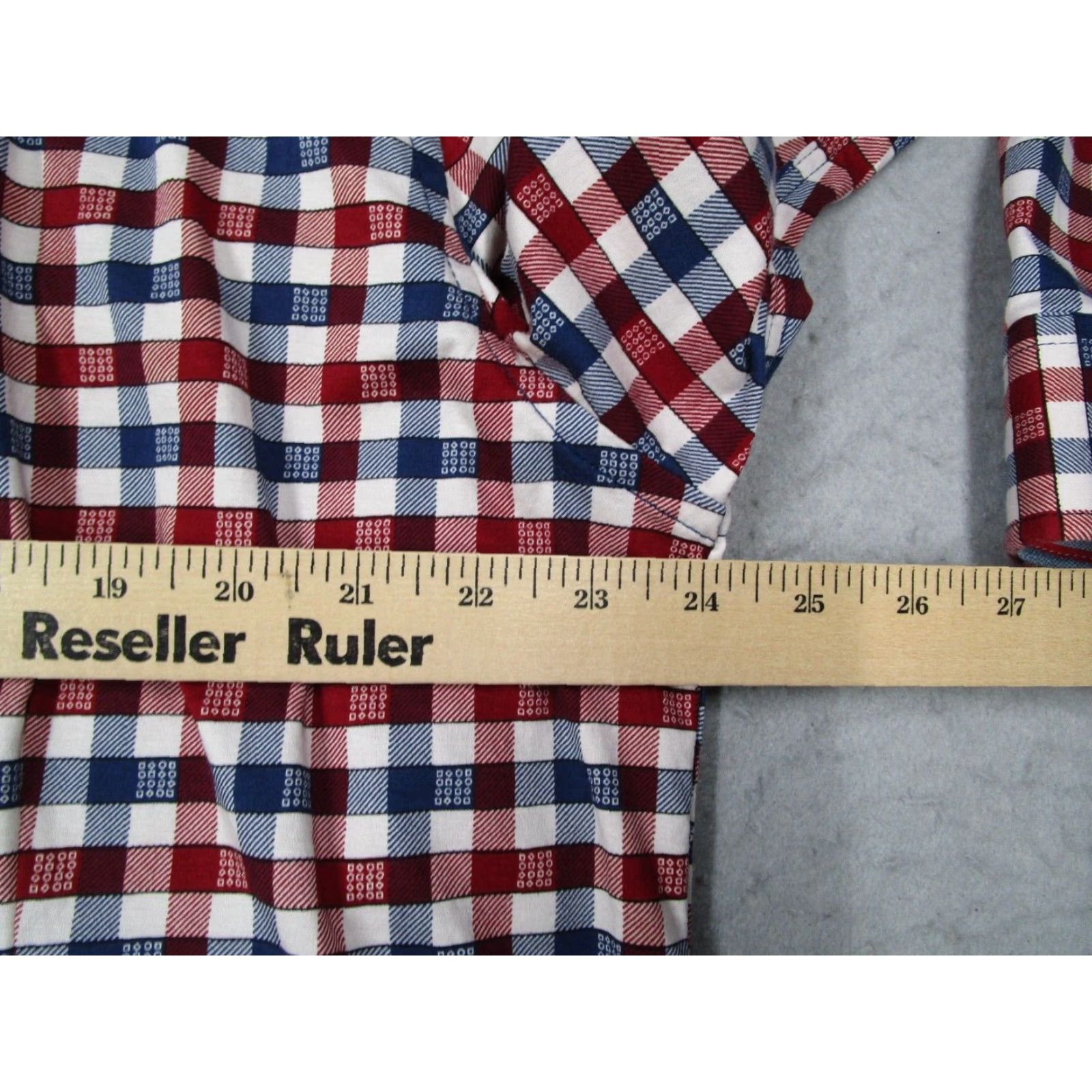 Vintage VINTAGE Buttercloth Shirt Mens 2XL Long Sleeve Red Check Collared Button-Up Casual Fall Spring Summer Winter Men Size US XXL / EU 58 / 5 - 7 Thumbnail