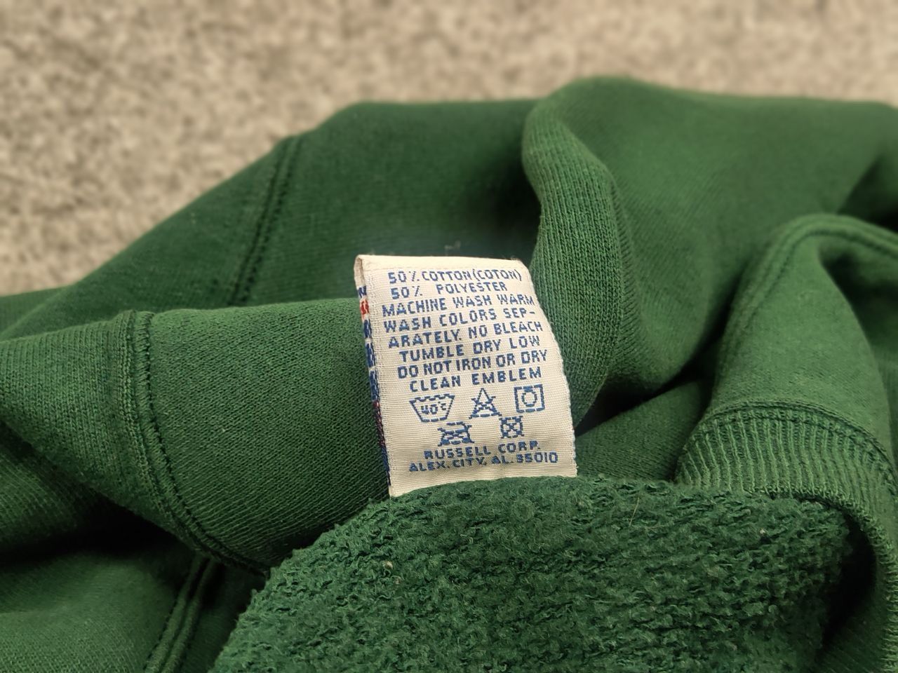 Russell Athletic Vintage Russell Athletics USA Made Blank Green Sweatshirt Size US XL / EU 56 / 4 - 13 Thumbnail