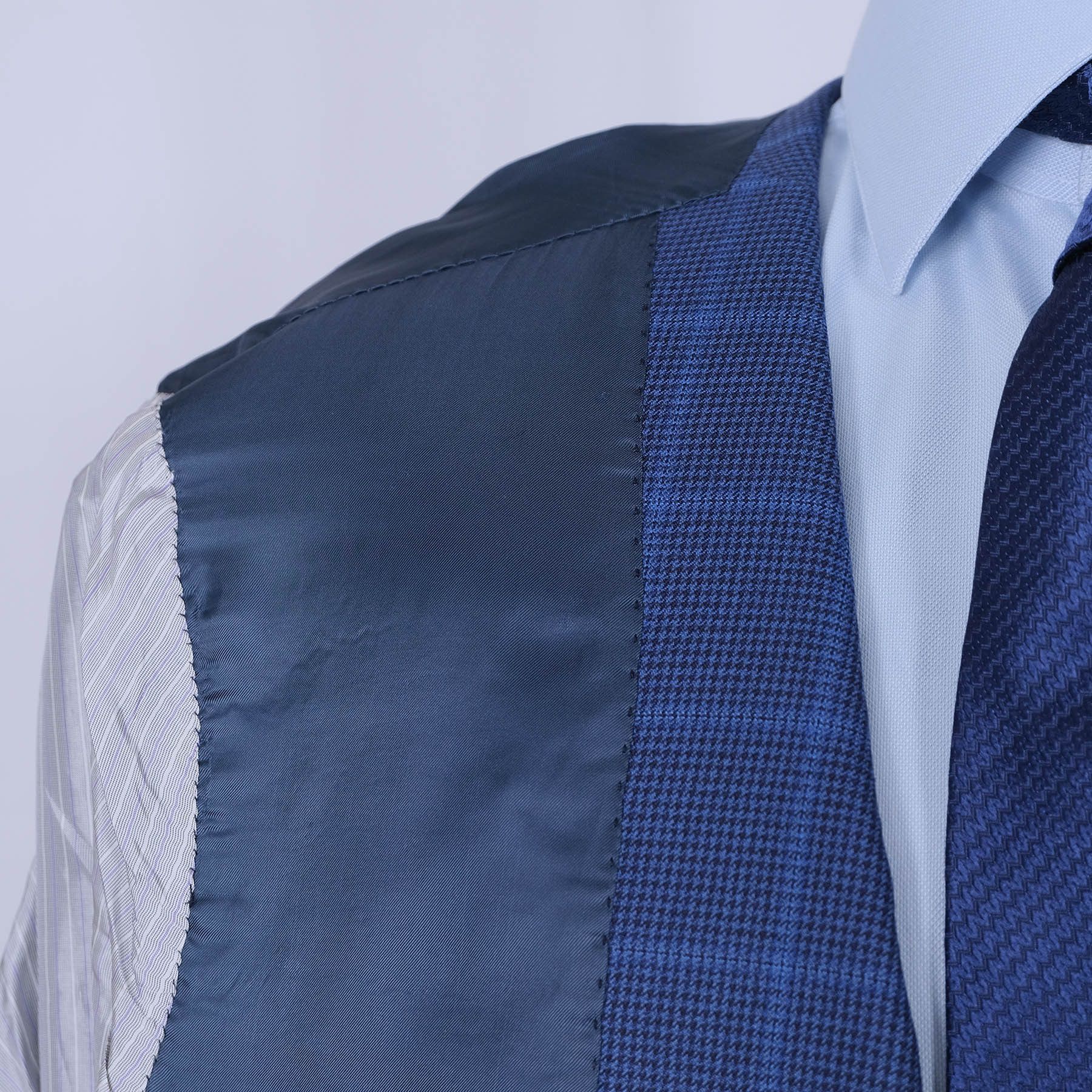 Orazio Luciano Orazio Luciano, blue Neapolitan jacket, size 40, RRP 3600e Size 40R - 6 Thumbnail