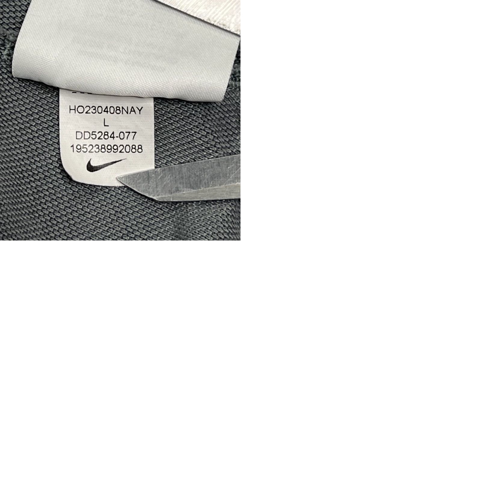 Nike Nike Hoodie Mens Large Gray Color Block Full Zip Sportswear Pockets Sweatshirt Size US L / EU 52-54 / 3 - 10 Thumbnail
