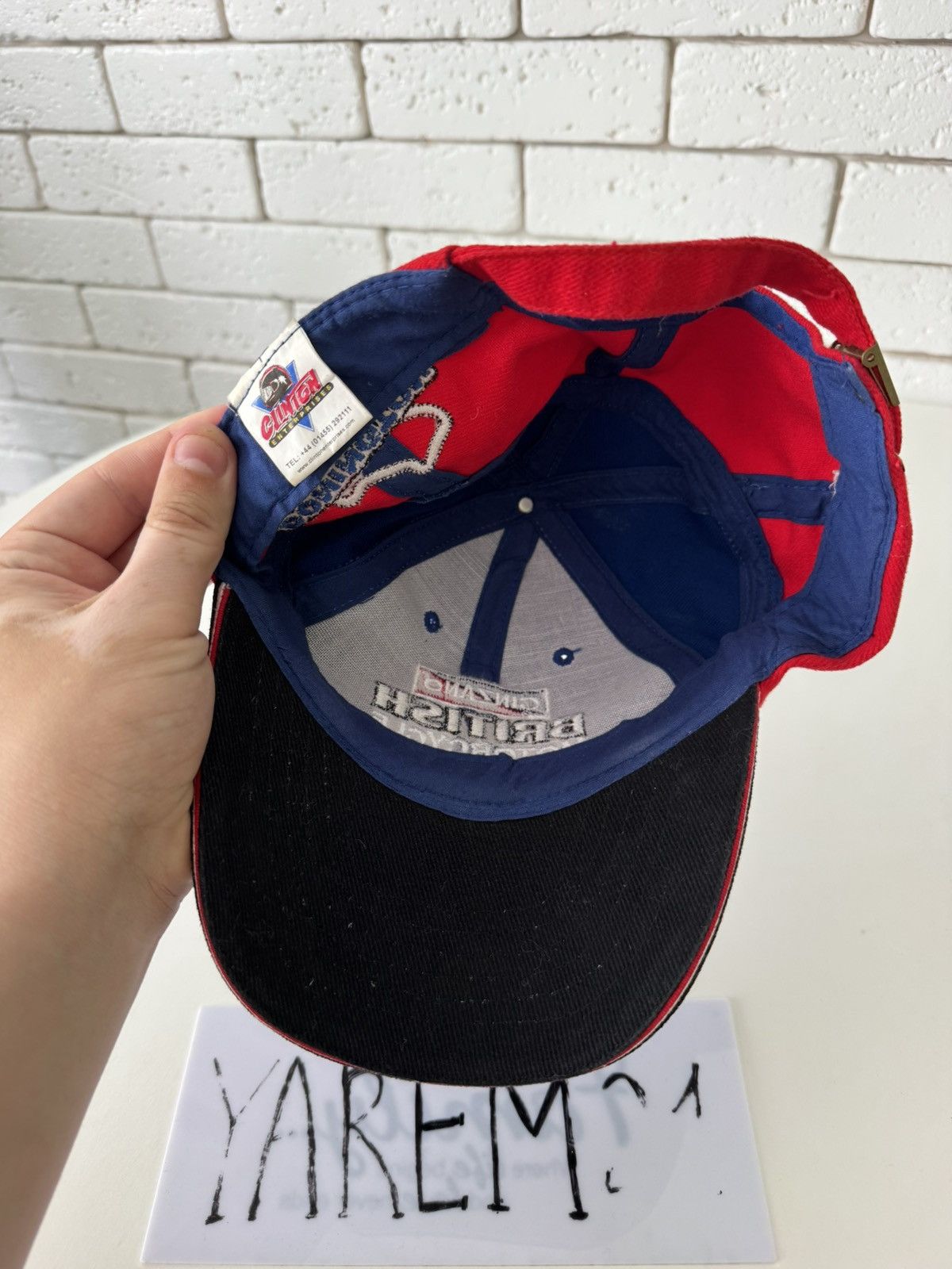 Vintage British Motorcycle Grand Prix cap hat Size ONE SIZE - 6 Thumbnail