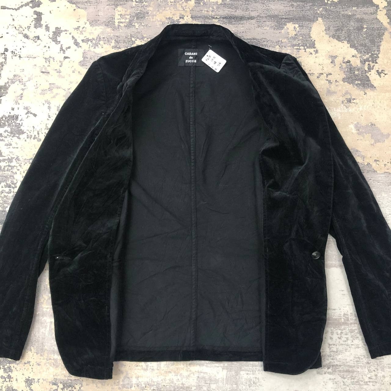 CABANE de ZUCCa Y615 CABANE DE ZUCCA VELVET BLAZER Size L / US 10 / IT 46 - 3 Thumbnail