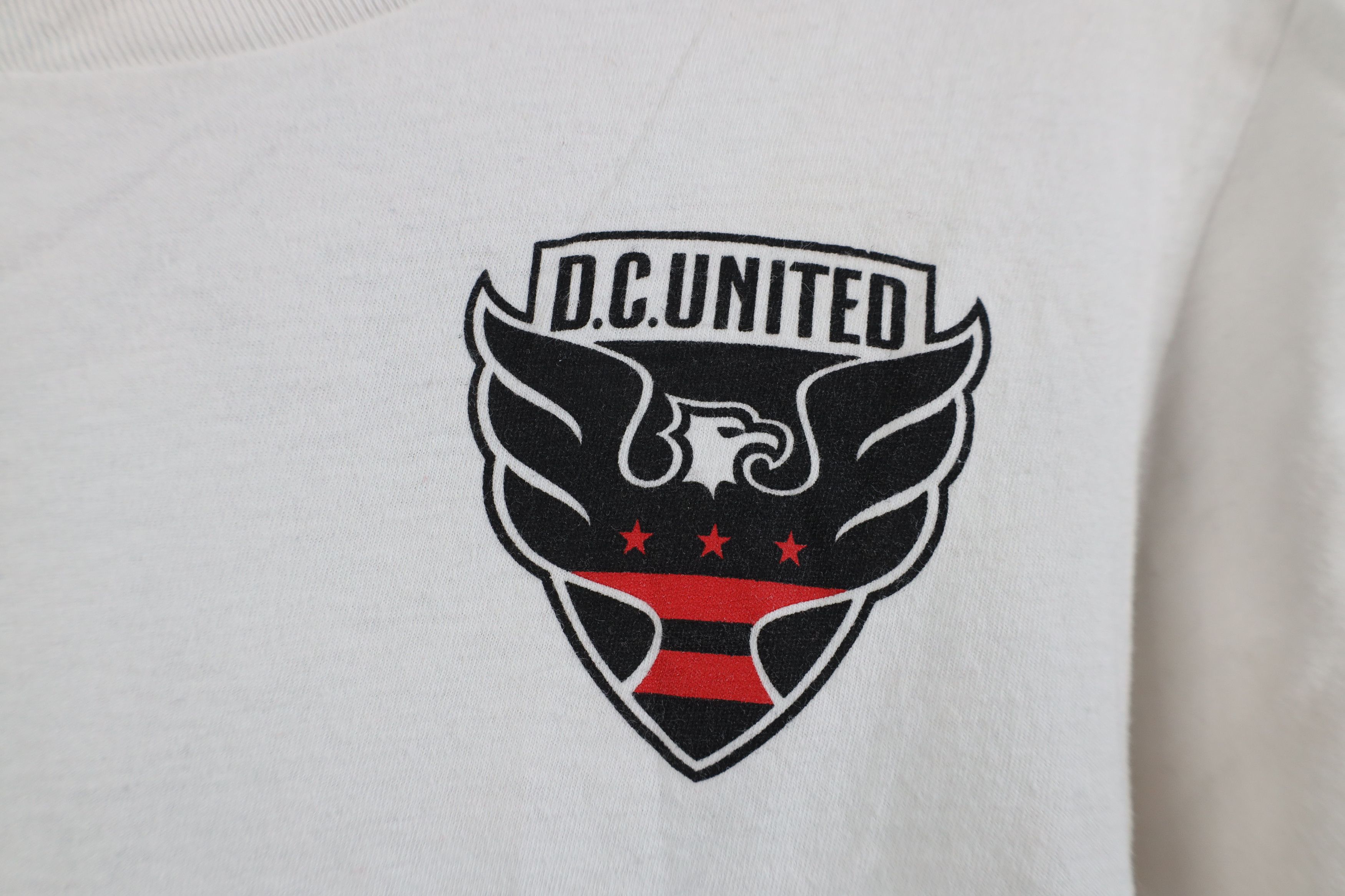 Adidas Vintage Y2K Adidas DC United Soccer Jersey T-Shirt White #9 Size US S / EU 44-46 / 1 - 5 Thumbnail