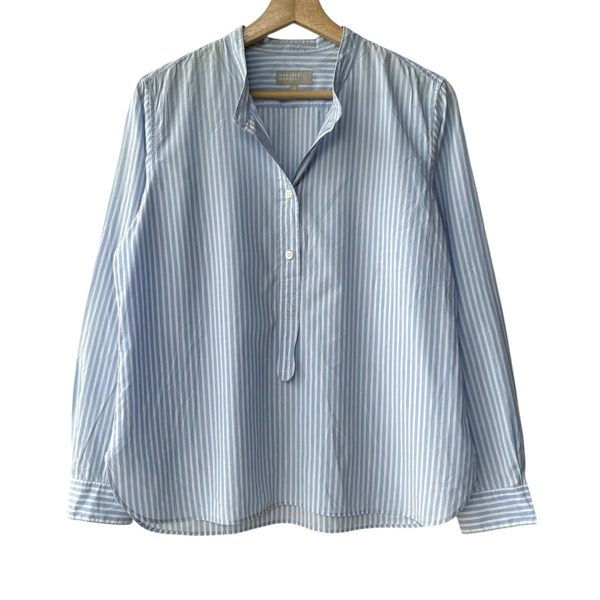 Margaret Howell Margarett Howell London MHL Stripe Pullover Shirt Size L / US 10 / IT 46 - 1 Thumbnail