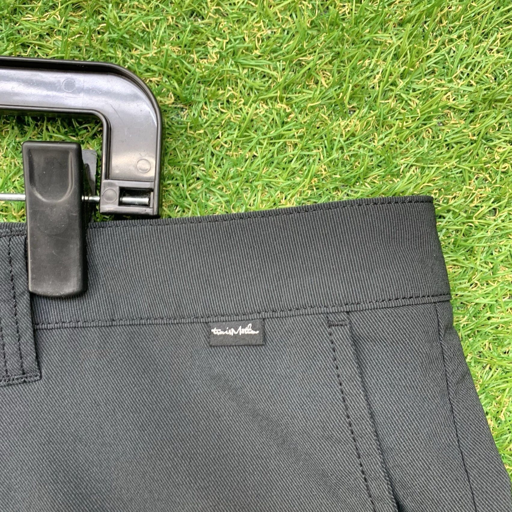 TravisMathew Travis Mathew Golf Shorts Mens 40 Gray Procced With Caution Micro Tech Fabric Size US 40 / EU 56 - 4 Thumbnail