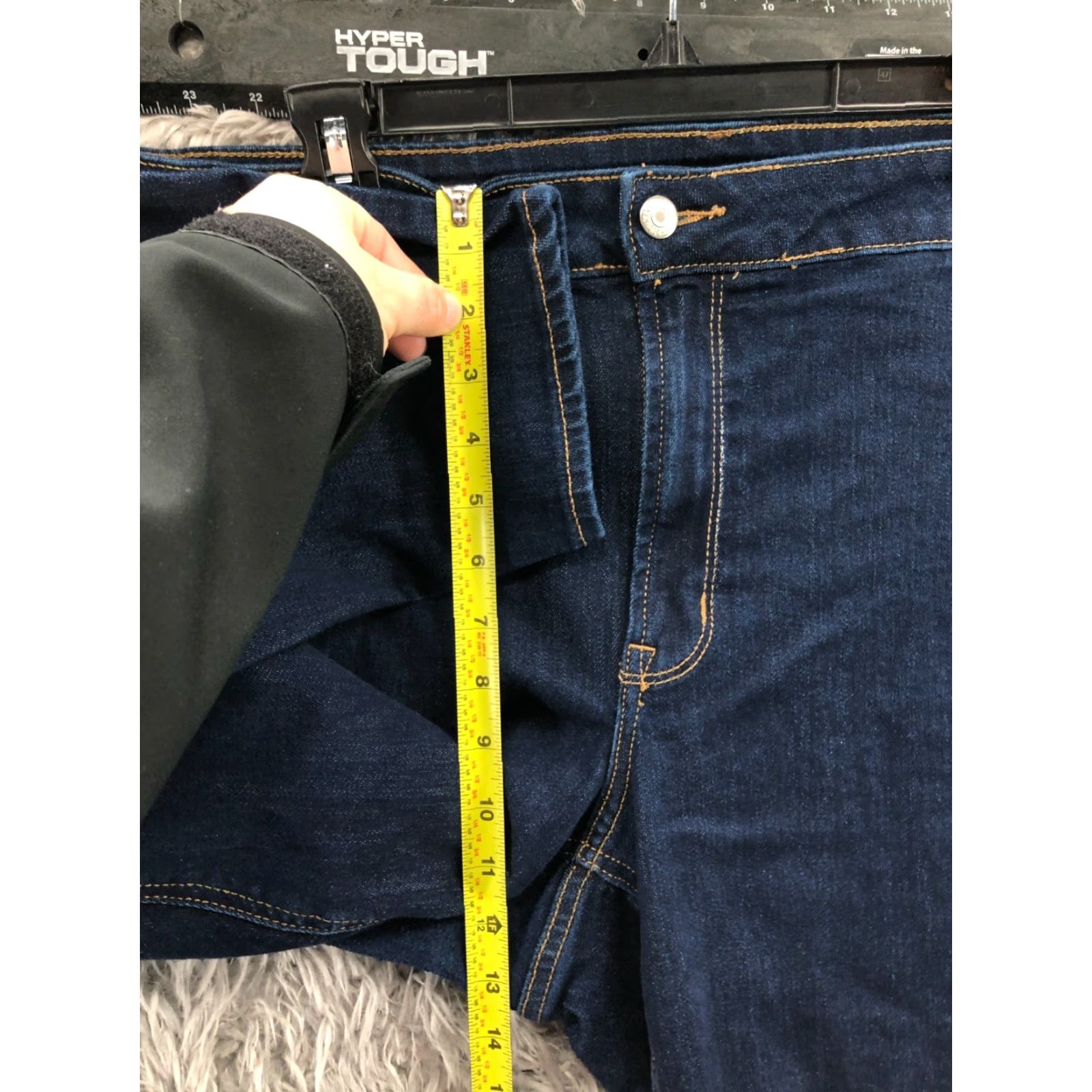 Old Navy Old Navy High Rise Super Skinny Jeans Plus Size 22 Womens Medium Wash Blue Flaw Size 40" / US 18 - 4 Thumbnail