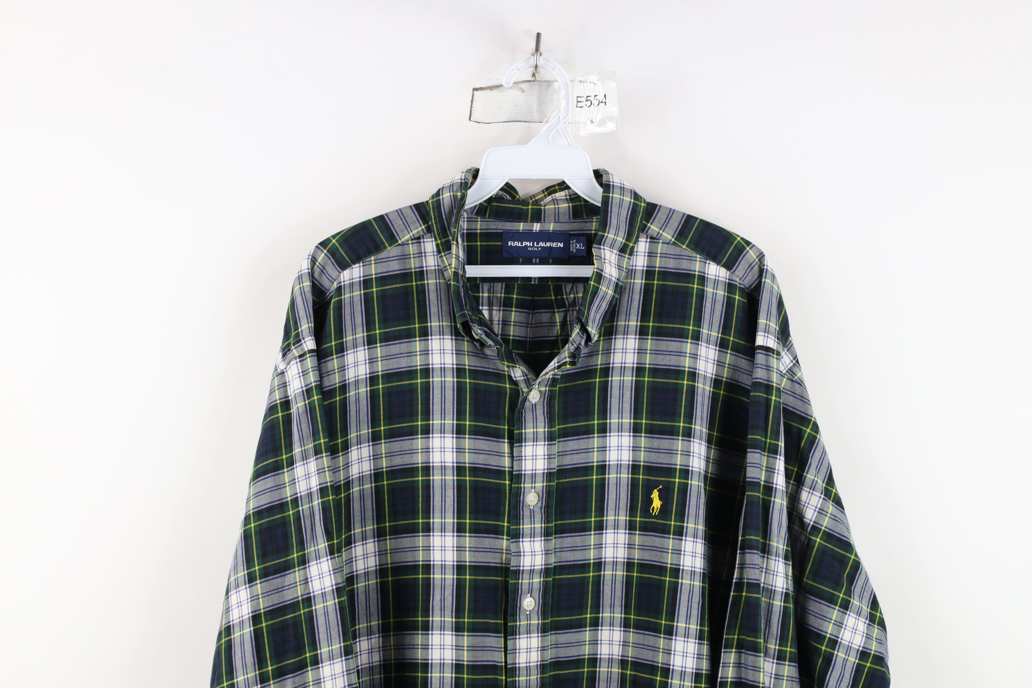 Polo Ralph Lauren Vintage 90s Polo Golf Ralph Lauren Flannel Button Down Shirt Size US XL / EU 56 / 4 - 2 Thumbnail