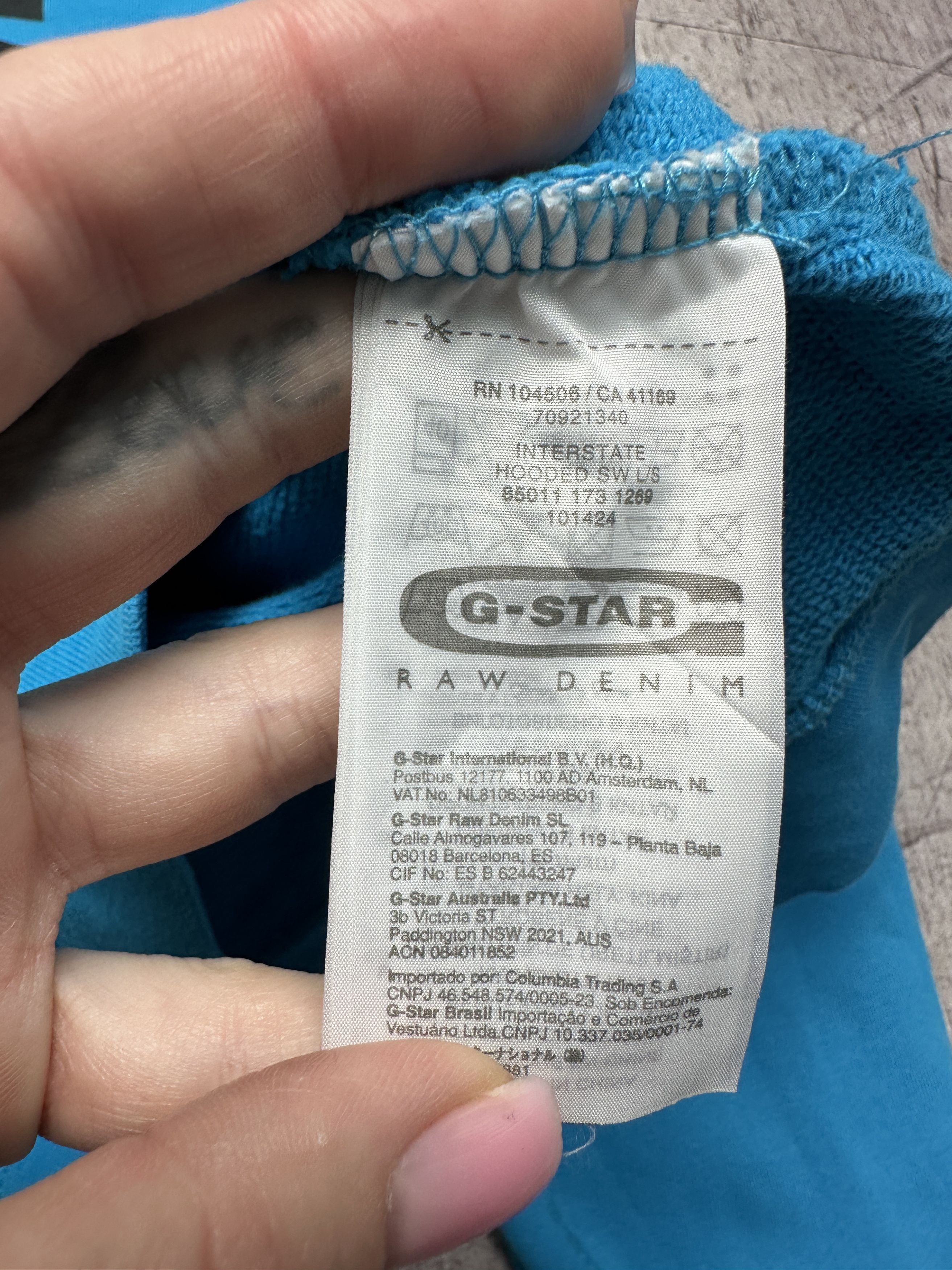 G-Star G Star Raw Vintage Mens Interstate Hoodie Size US M / EU 48-50 / 2 - 6 Thumbnail