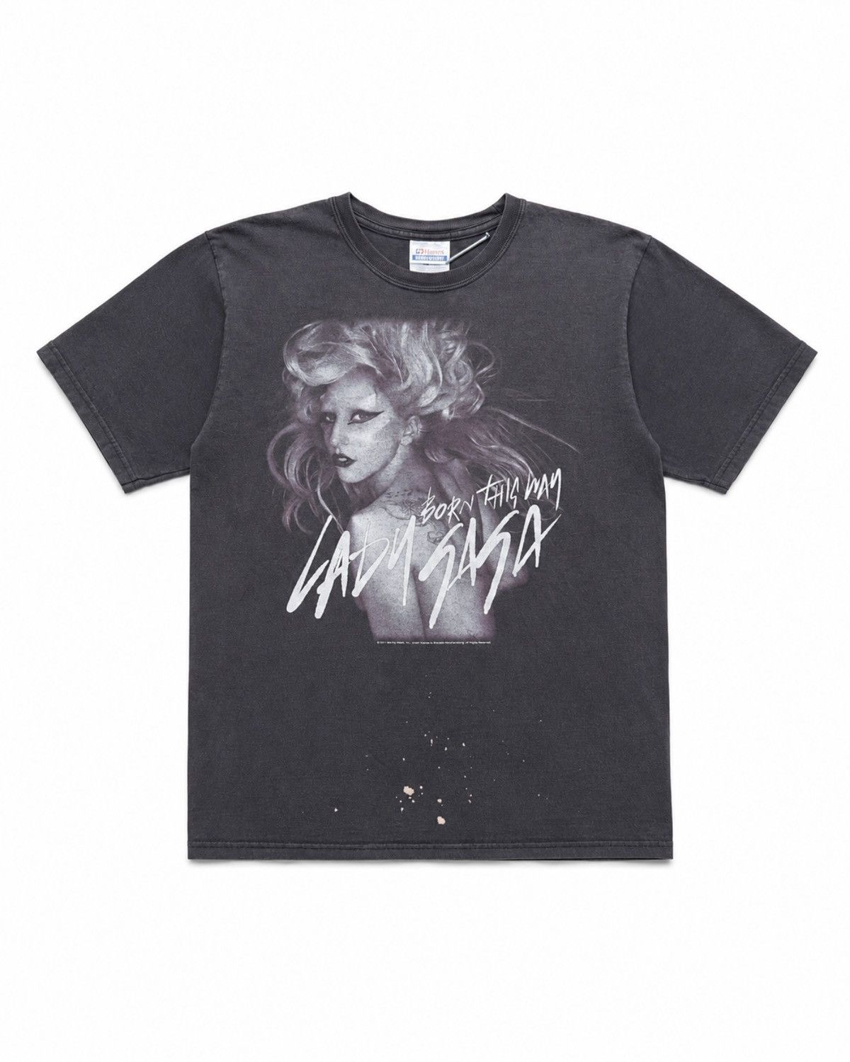 Band Tees Lady gaga tour - trashed distressed faded Size US S / EU 44-46 / 1 - 1 Thumbnail