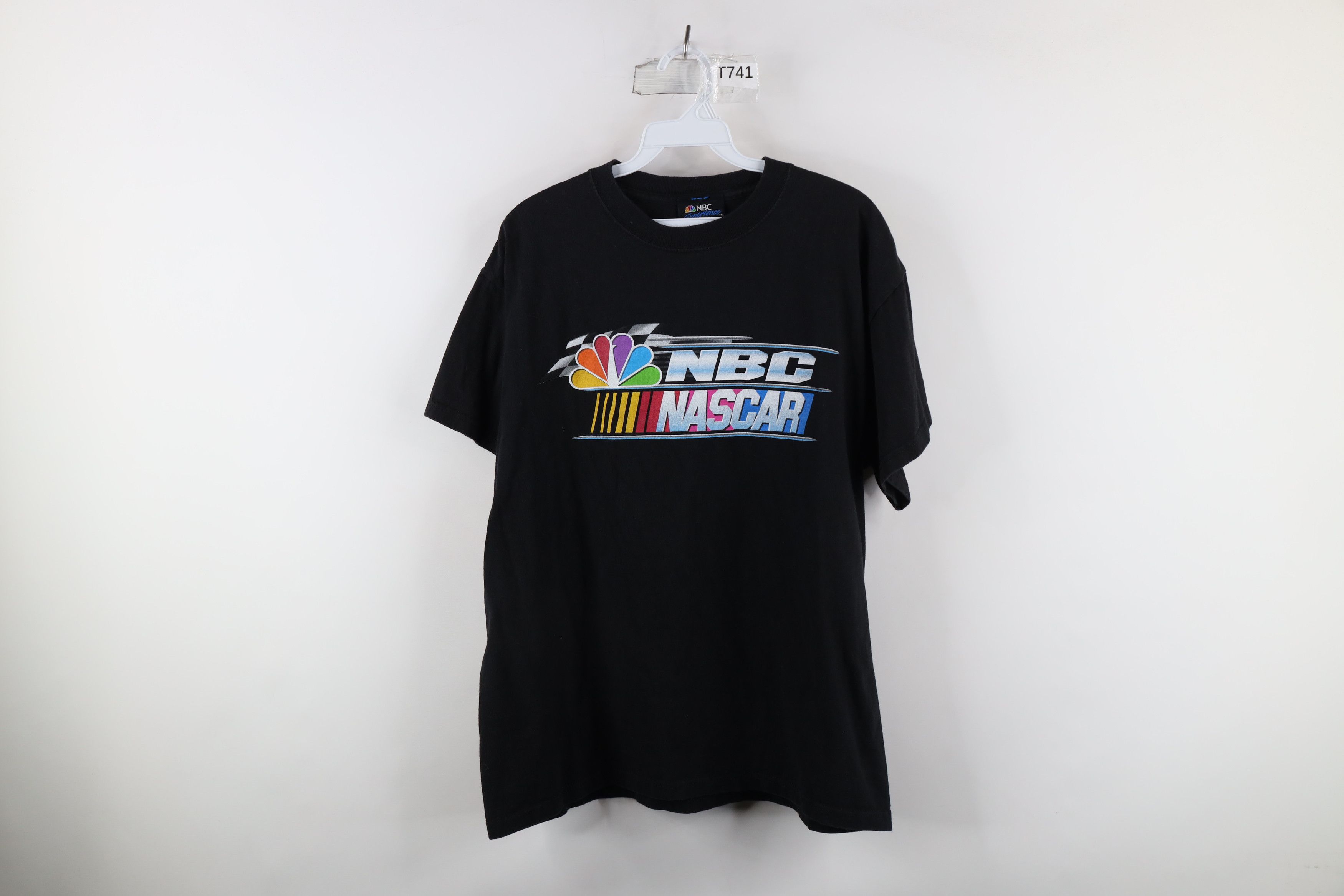 Vintage Vintage NASCAR Out NBC Sports Short Sleeve T-Shirt Black Size US L / EU 52-54 / 3 - 1 Thumbnail