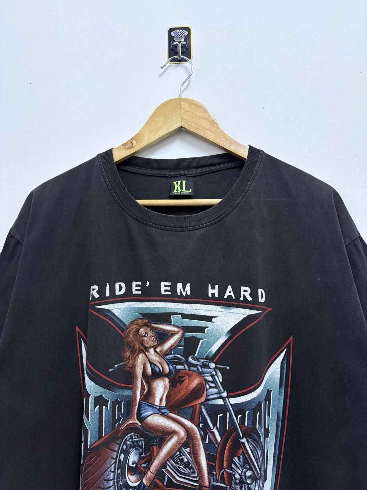 West Coast Choppers 2000's Bootleg West Coast Choppers / Ride' Em Fast T-Shirt Size US XL / EU 56 / 4 - 3 Thumbnail