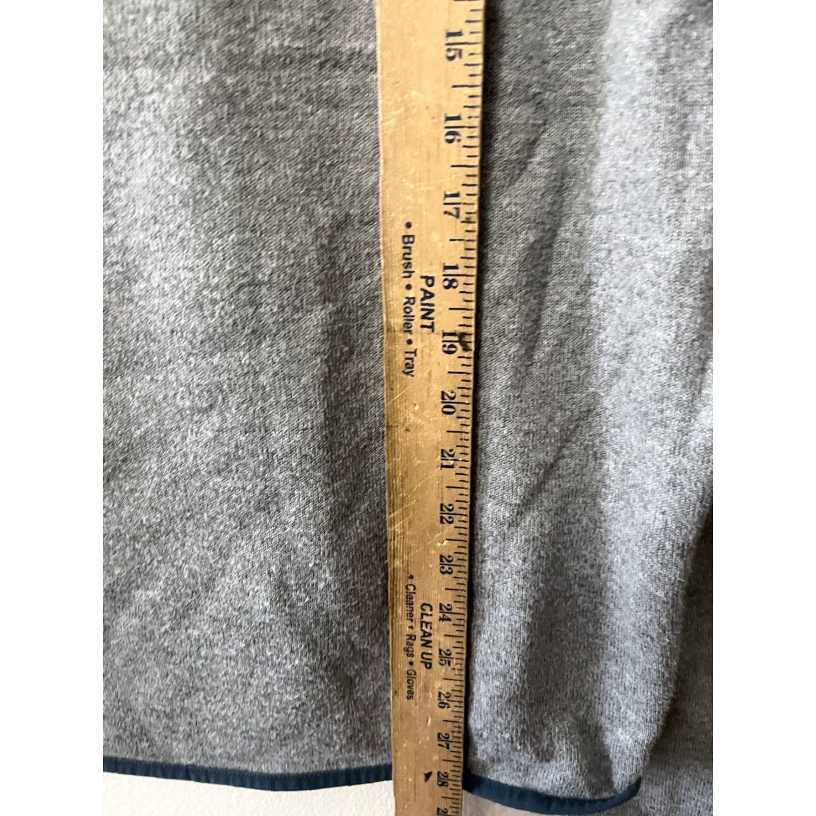 J.Crew J.CREW Sweatshirt Mens L Gray Marled Fleece Half-Zip Pullover BD998 Size US L / EU 52-54 / 3 - 4 Thumbnail