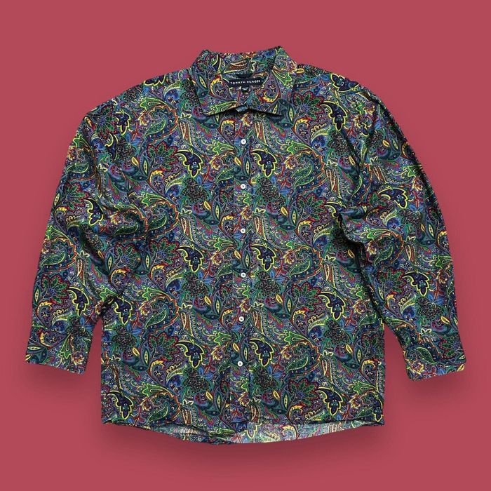 Tommy hilfiger cheap paisley shirt