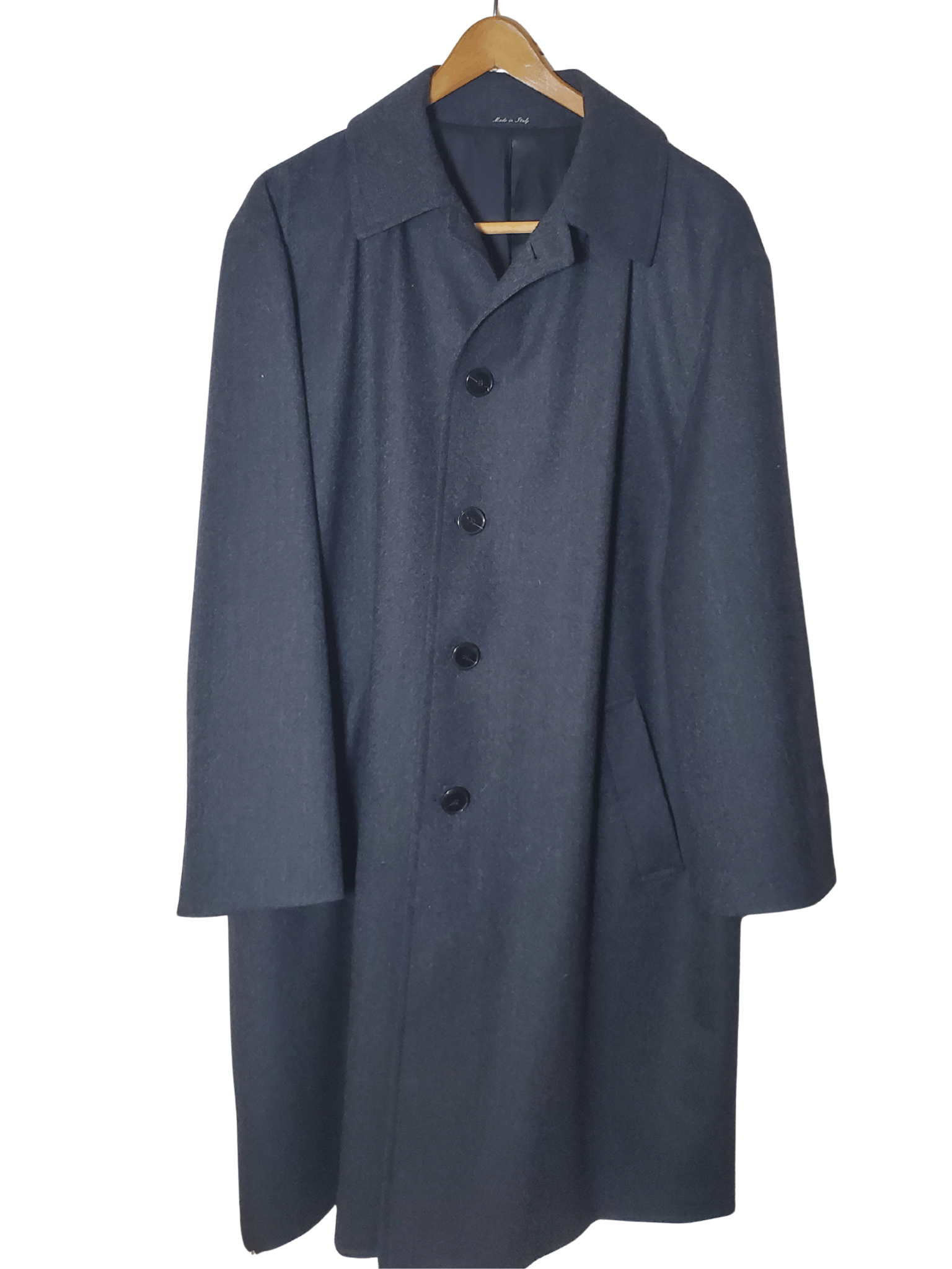 Tallia Tallia Uomo Luxury Overcoat 44R - Made in Italy Size US XL / EU 56 / 4 - 1 Thumbnail