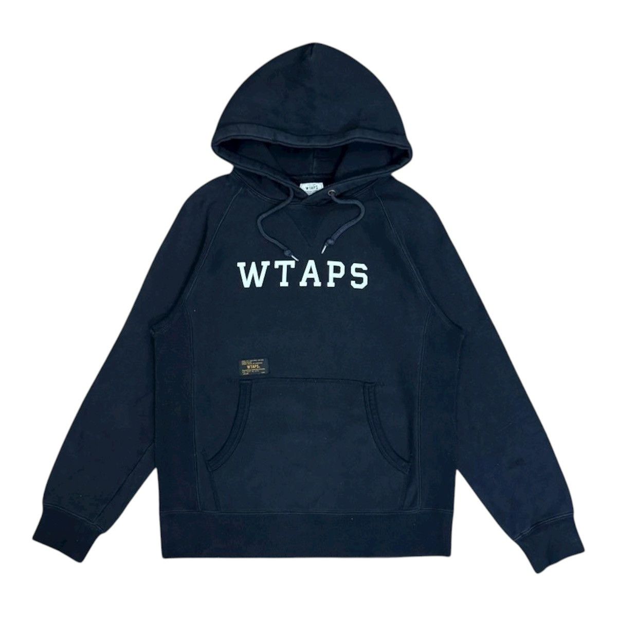 トップス WTAPS WTVUA HOODY COTTON / SPOT NAVY 01 Vintage Wtaps Wtvua Spell Out Hoodie Japan Japanese Streewear