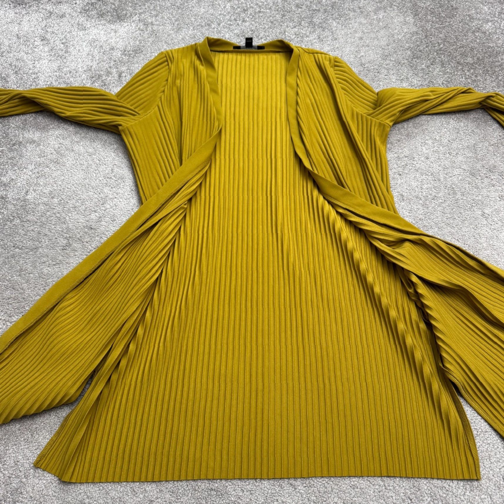 Andrew Marc Marc New York Andrew Marc Cardigan Sweater Womens XL Mustard Ribbed Open Front Size XL / US 12-14 / IT 48-50 - 4 Thumbnail