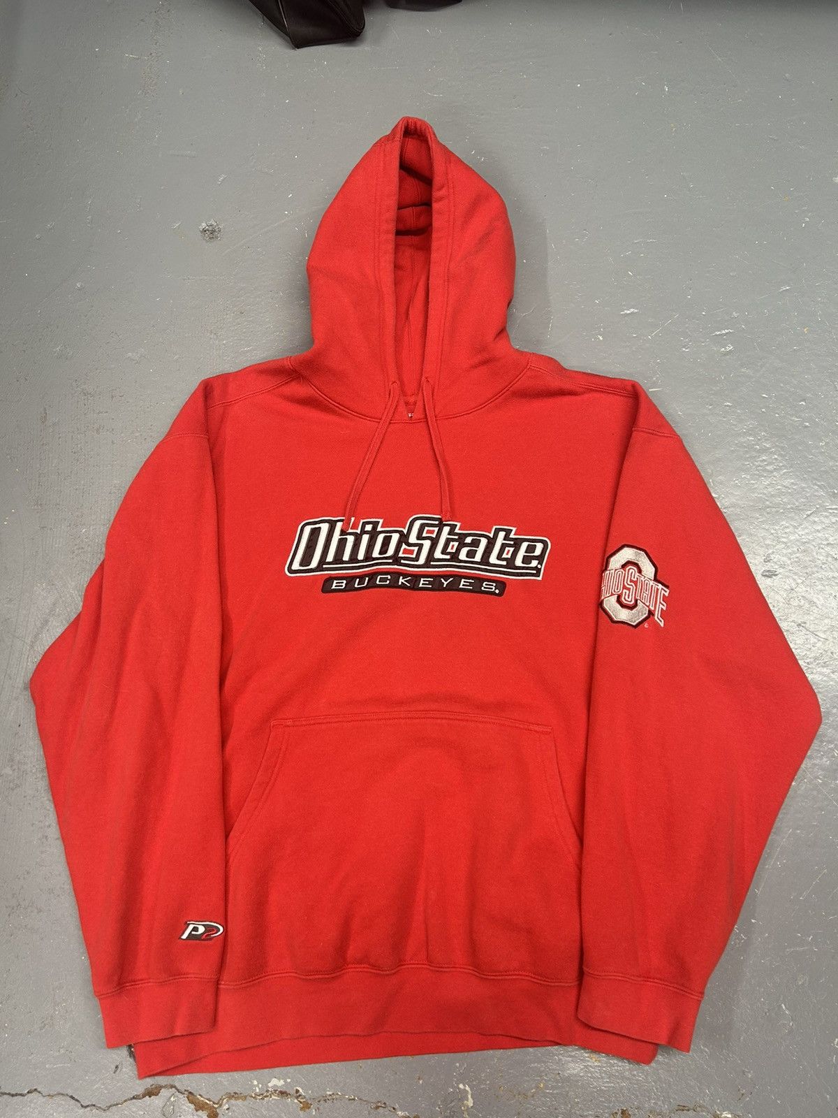 Vintage Crazy Vintage Y2K Essential Red Ohio State University Hoodie Size US XL / EU 56 / 4 - 1 Thumbnail