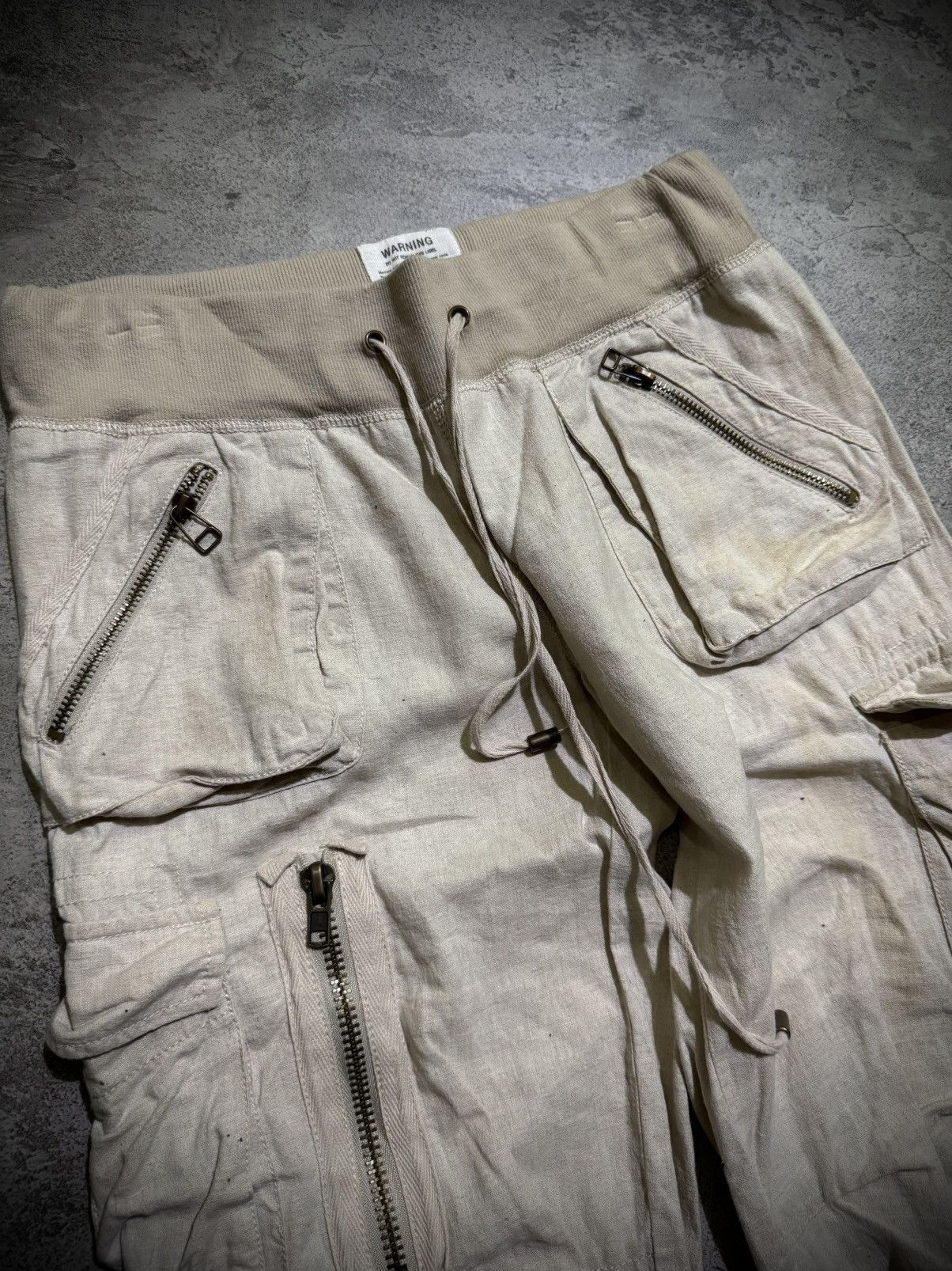 GOA G.O.A LINEN CARGO SHORT PANTS Size US 30 / EU 46 - 5 Thumbnail