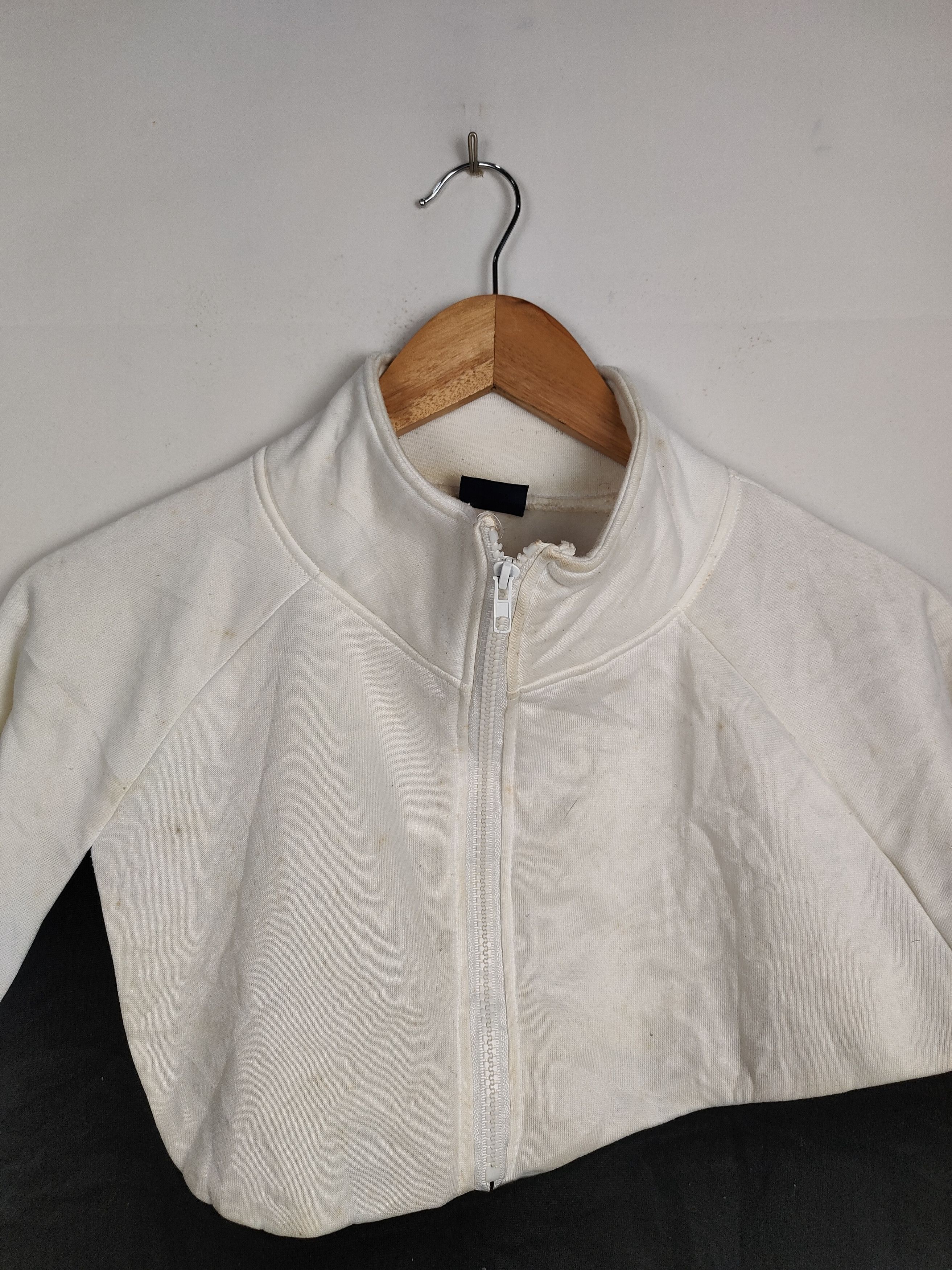 Nike × Vintage Vintage 80s Nike big Swoosh Halfzip Sweater Jacket Size US M / EU 48-50 / 2 - 2 Thumbnail
