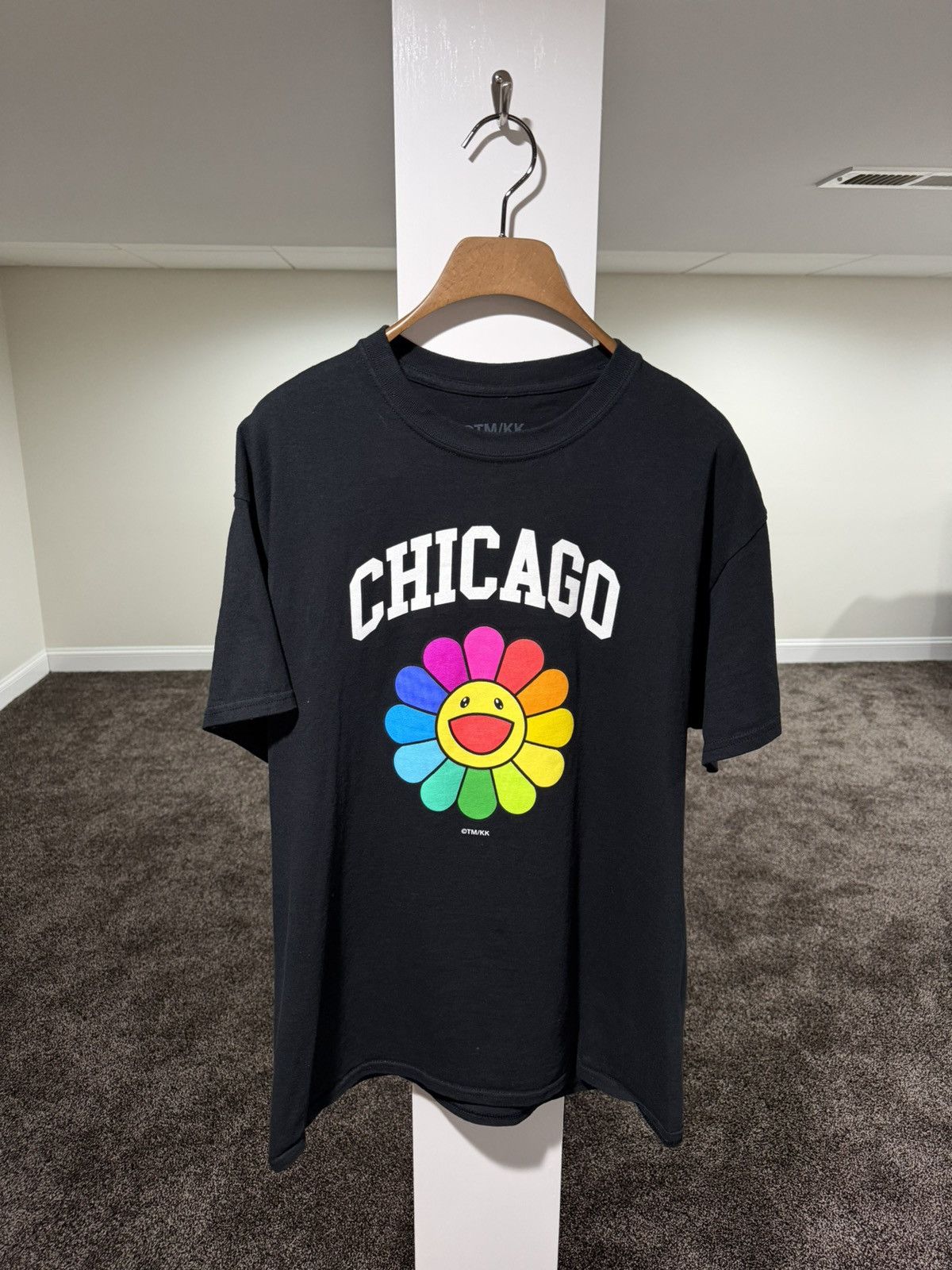 Takashi Murakami Takashi Murakami Chicago Complexcon Flower Black T-Shirt Size US L / EU 52-54 / 3 - 1 Thumbnail