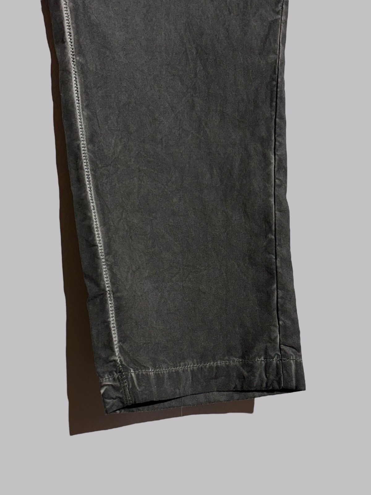 Transit Uomo Transit Uomo Dark Grey Charcoal Cotton Linen Pants Rare Size US 28 / EU 44 - 7 Thumbnail