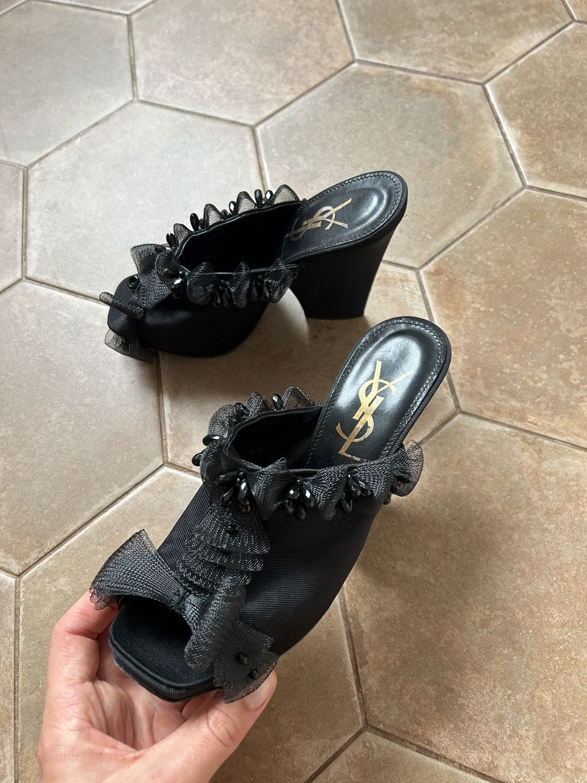Other Y2K vintage Yves Saint Laurent heels style rare YSL Size US 8 / IT 38 - 2 Thumbnail