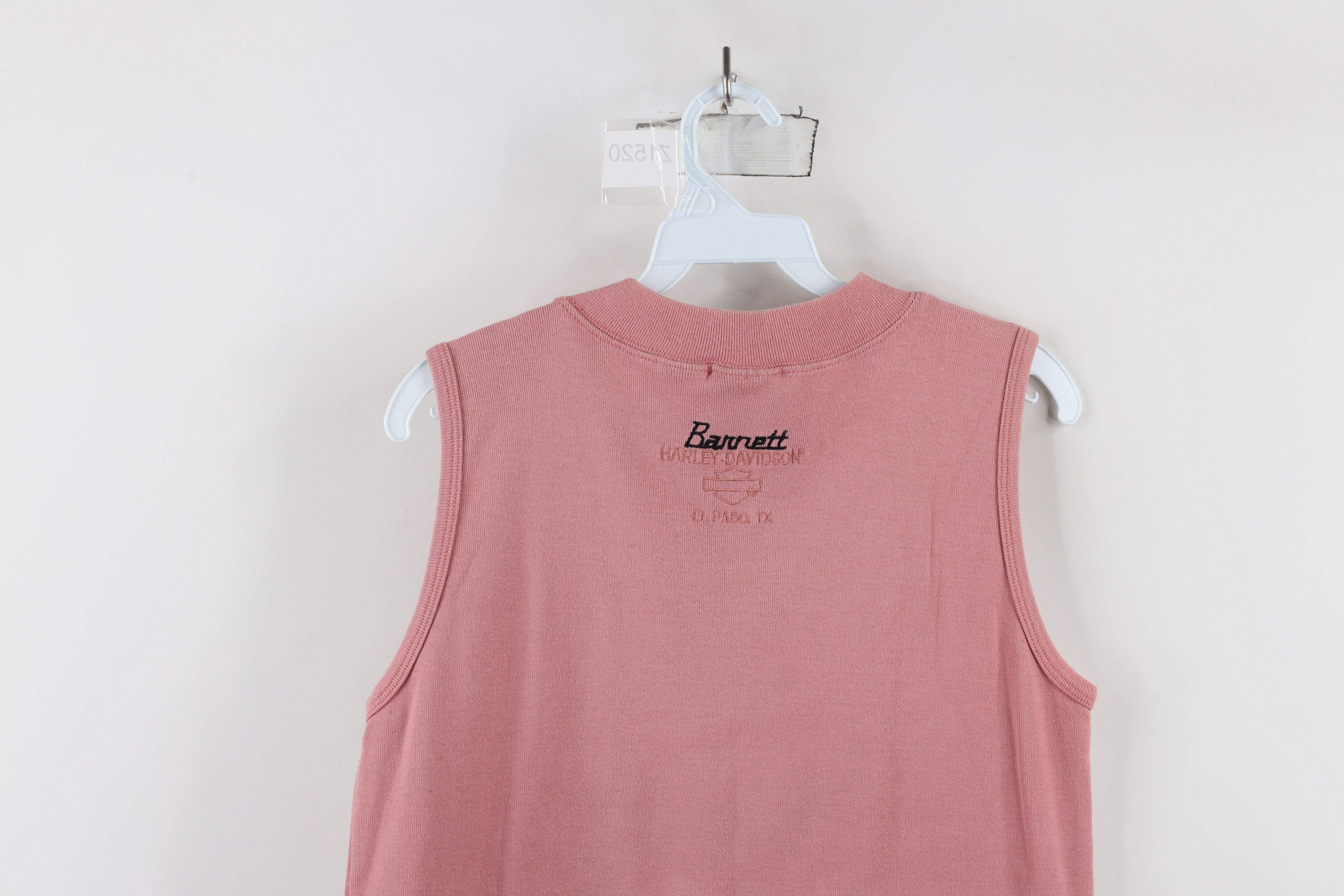 Harley Davidson × Vintage Vintage 90s Harley Davidson Sleeveless Ribbed T-Shirt USA Size XL / US 12-14 / IT 48-50 - 12 Thumbnail