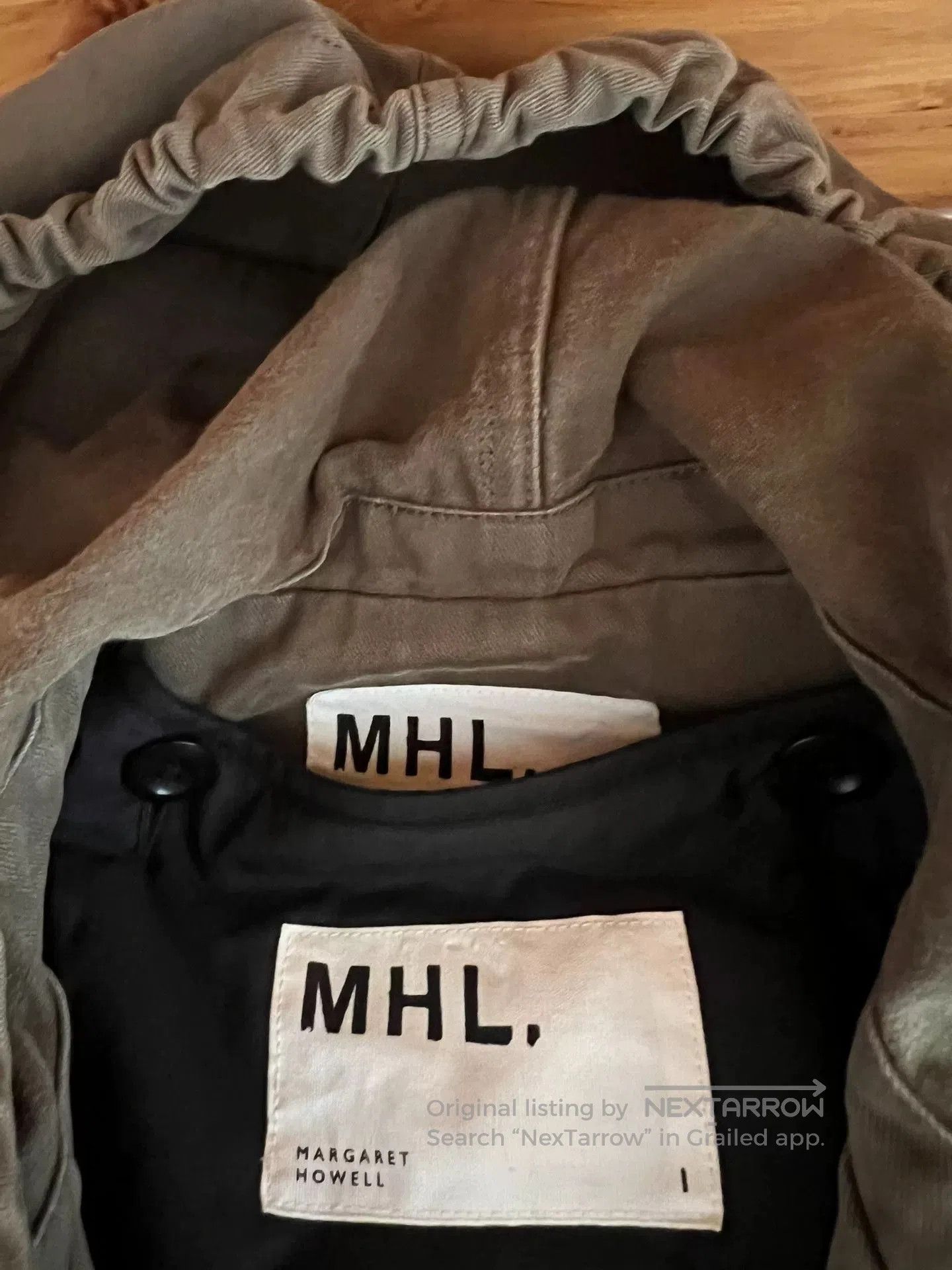 Vintage MHL Military Moleskin Cotton Coat. Size US S / EU 44-46 / 1 - 9 Thumbnail