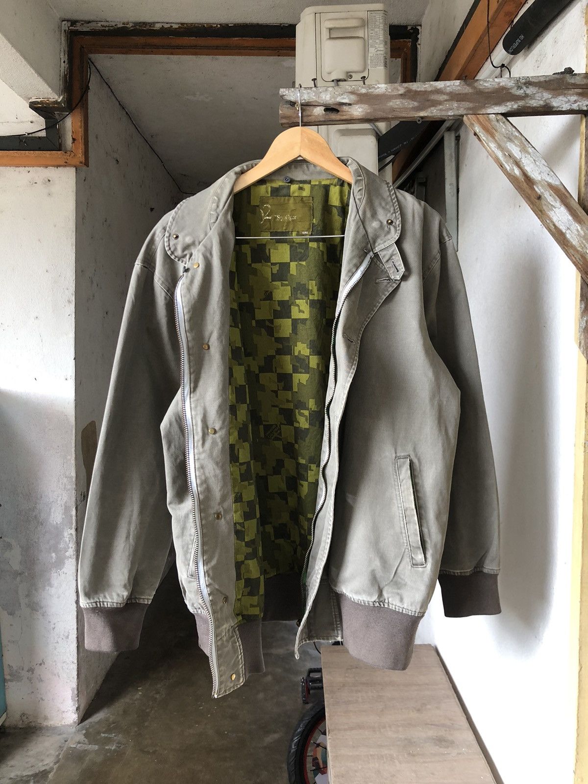 Japanese Brand Vintage Swagger Distressed Carpenter Bomber Jacket Size US XL / EU 56 / 4 - 3 Thumbnail