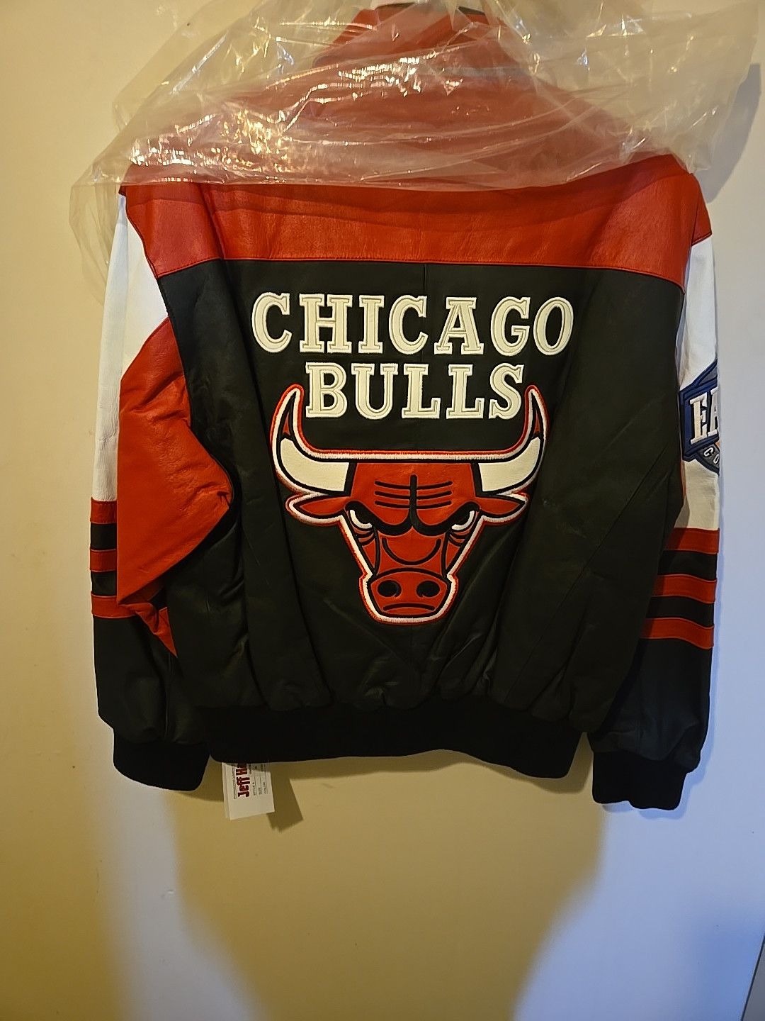 Vintage Bulls Jordan goat vintage new leather coat new with tags Size US M / EU 48-50 / 2 - 17 Thumbnail