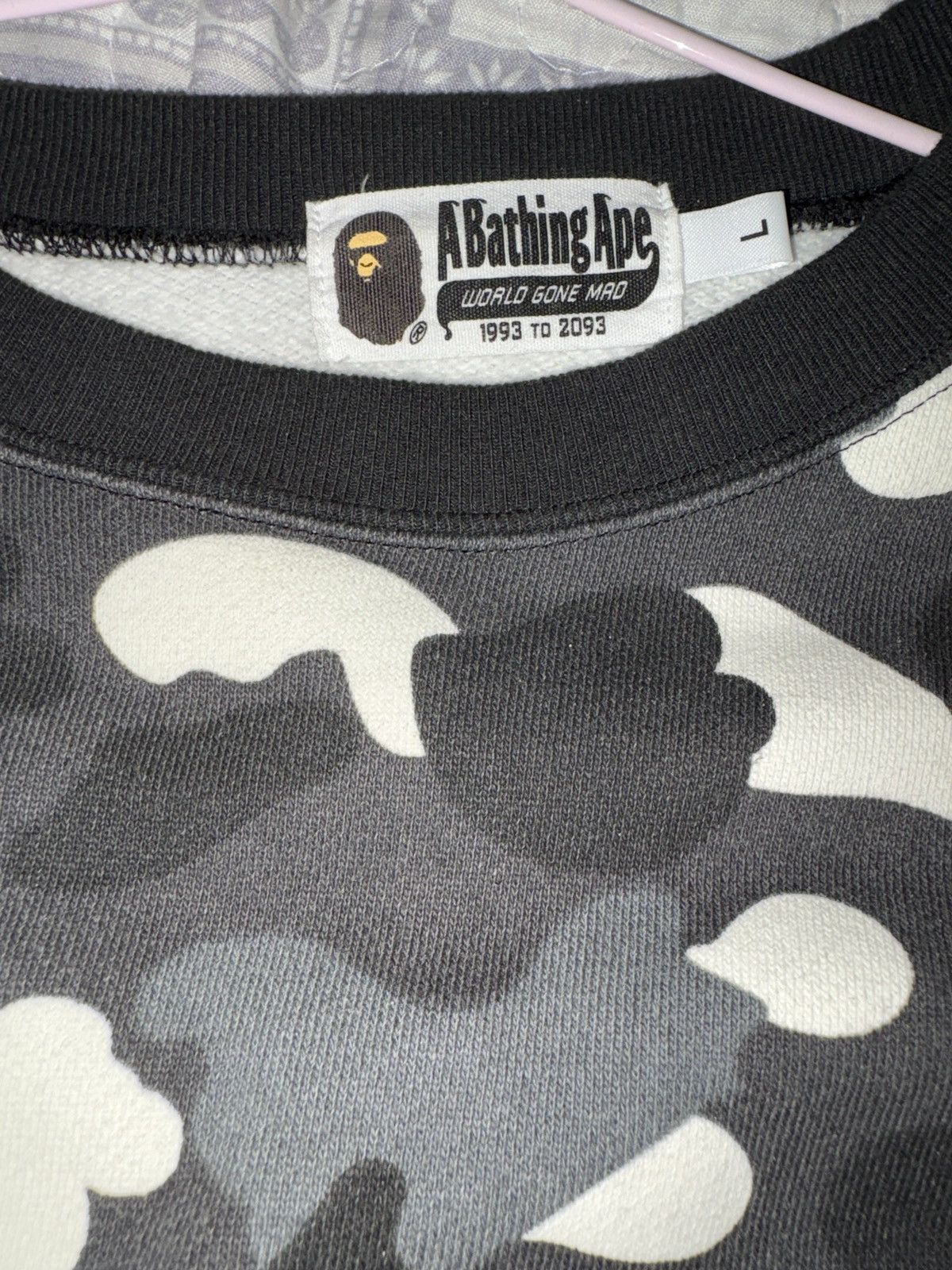 Bape Bape Glow in the Dark City Camo Crewneck Size US L / EU 52-54 / 3 - 4 Thumbnail