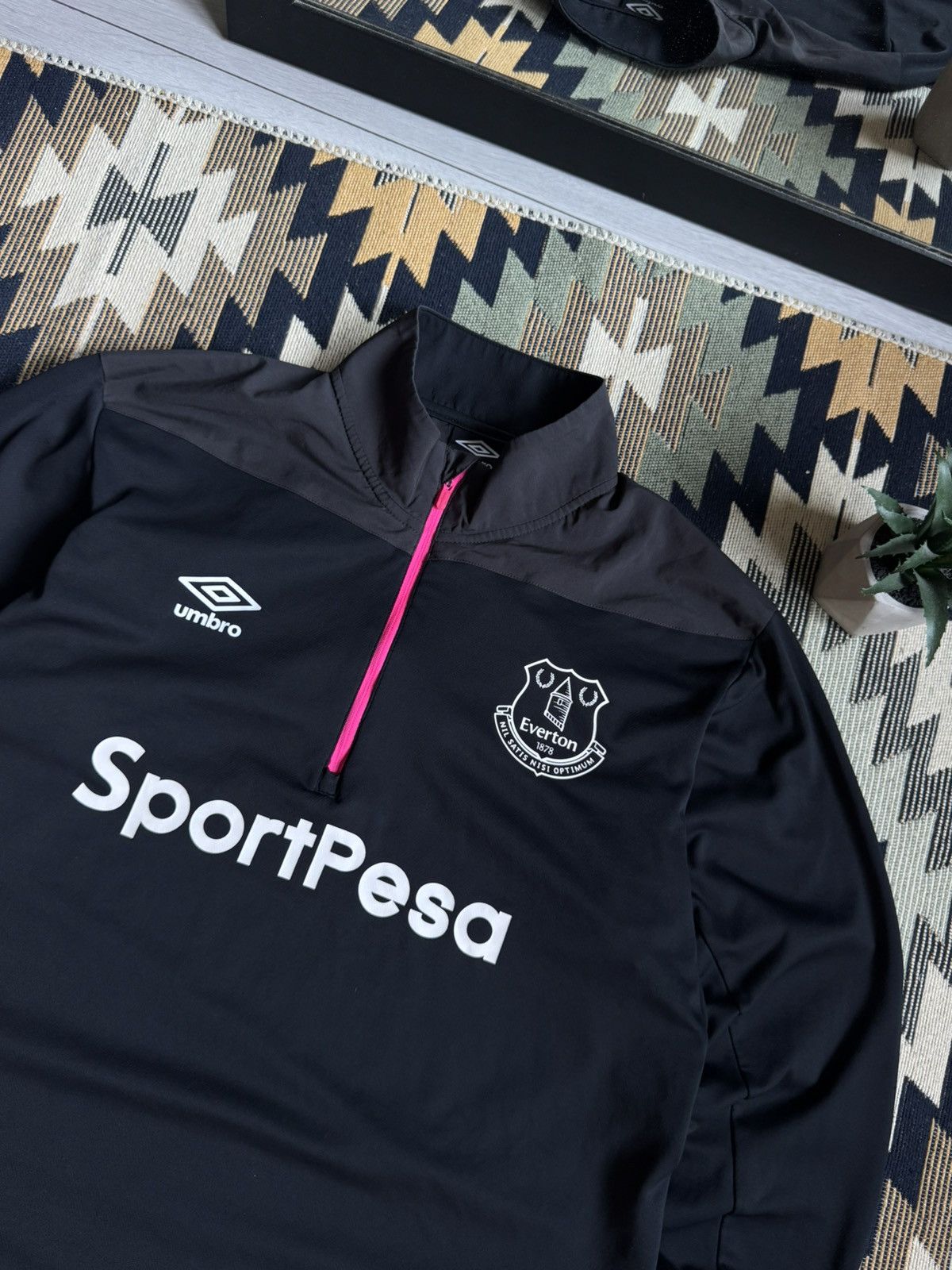 Umbro Umbro Everton 1/3 Zip Training Soccer Longsleve Size US XL / EU 56 / 4 - 5 Thumbnail