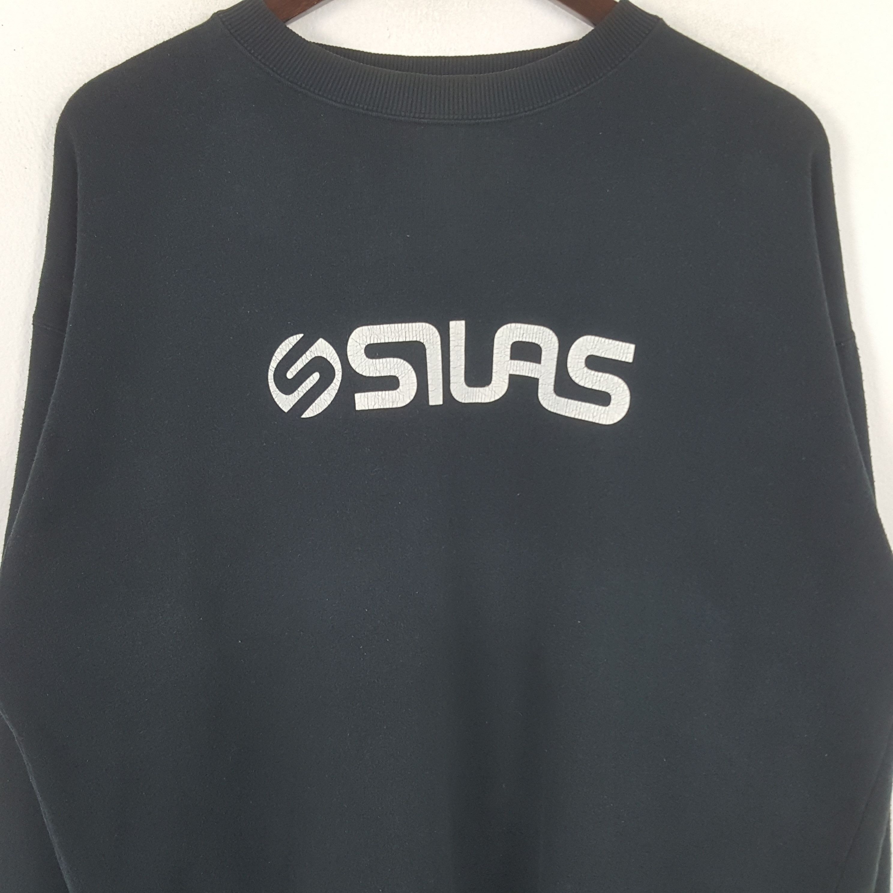 Silas × Vintage Vintage SILAS Streetwear Sweatshirt Size US L / EU 52-54 / 3 - 2 Thumbnail