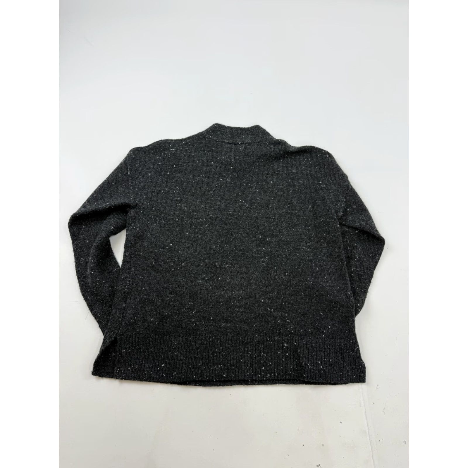Madewell Madewell Sweater Womens XS Gray Mock Neck Speckled Chest Pocket Knit Pullover Womens Size XS / US 0-2 / IT 36-38 - 6 Thumbnail