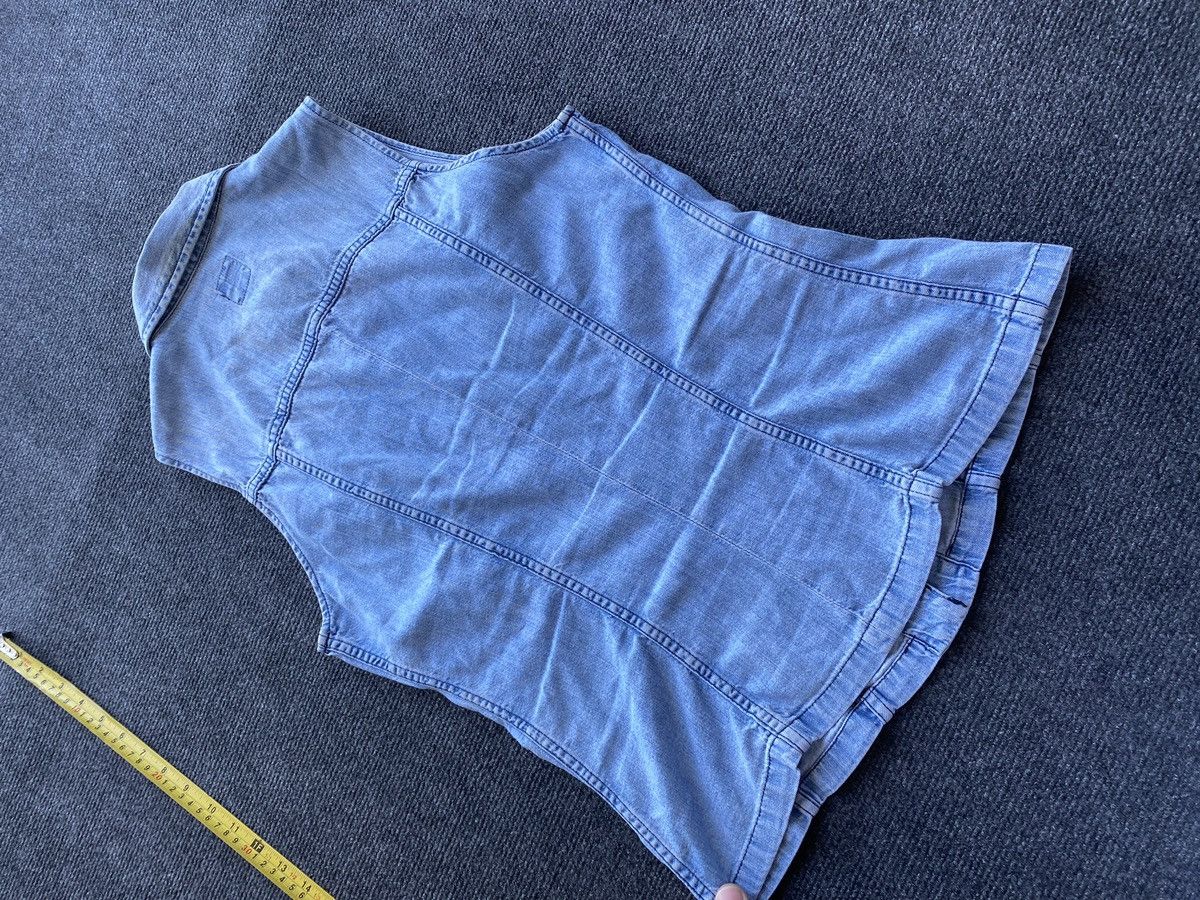 Diesel 🔥90s Diesel Tank top Shirt button up denim rare goth emo Size L / US 10 / IT 46 - 7 Thumbnail