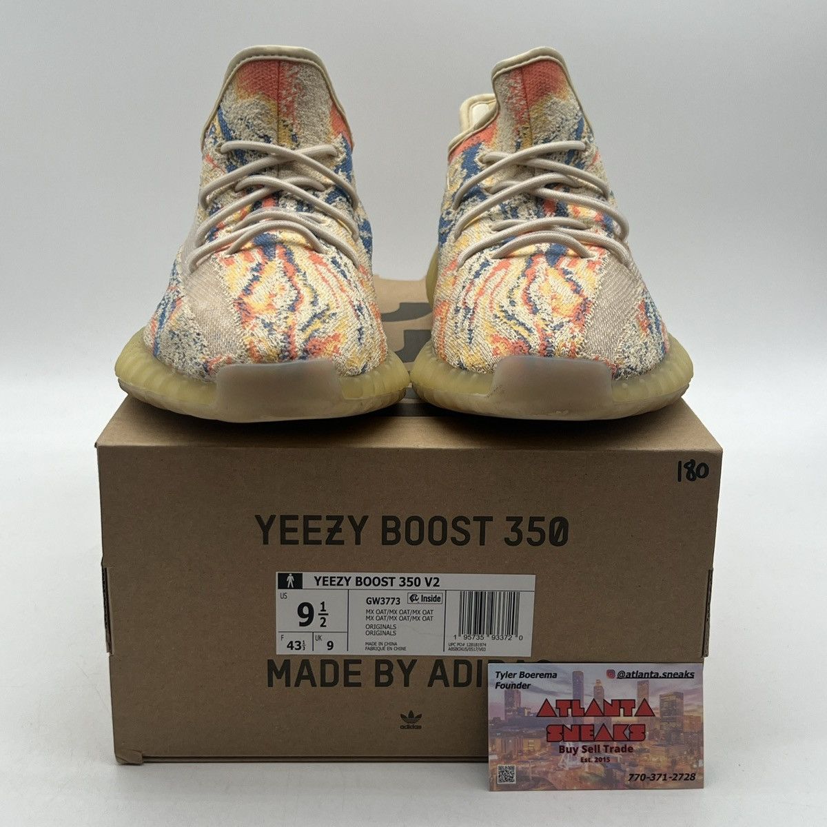 Adidas Yeezy boost 350 Mx oat Size US 9.5 / EU 42-43 - 2 Thumbnail