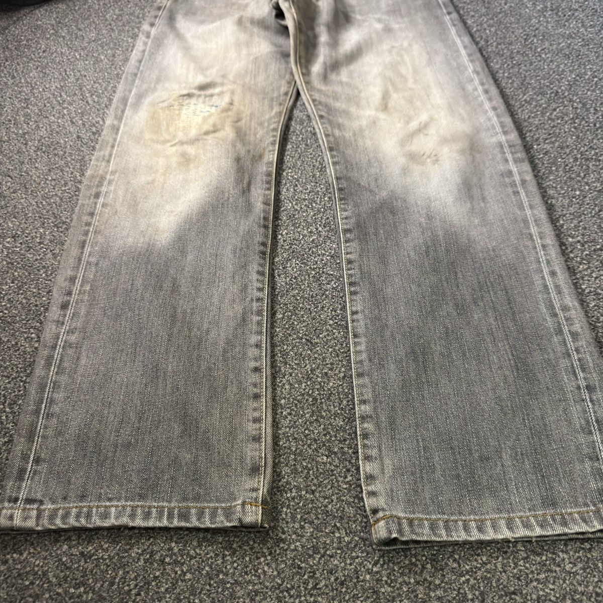 Undercover × Uniqlo Vintage Uniqlo S002 Regular Fit Straight Distressed Faded Size US 31 - 7 Thumbnail