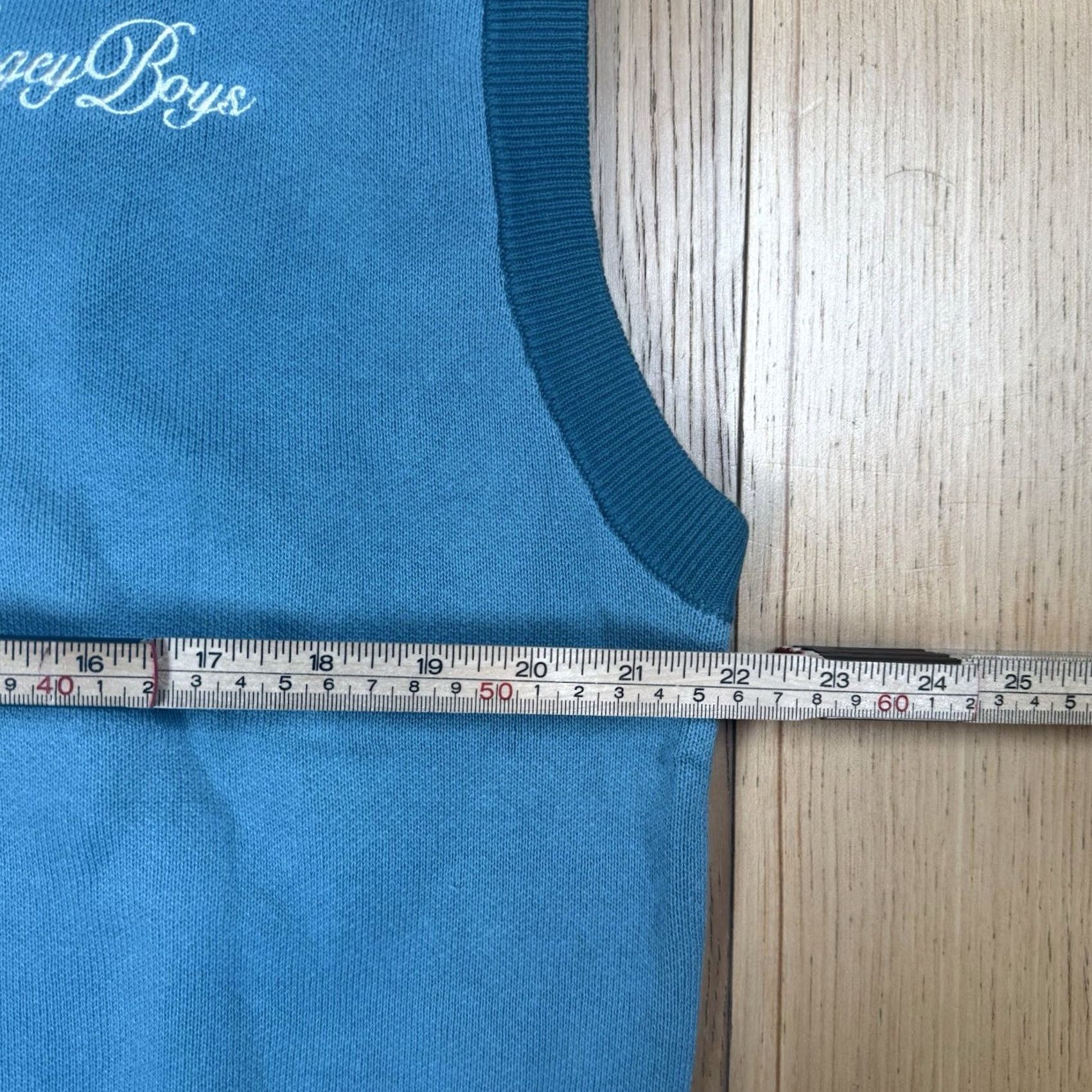 Vintage Bogey Boys Sweater Vest Mens XL Blue V Neck Preppy Golf Soft Cinched Waist NWOT Size US XL / EU 56 / 4 - 6 Thumbnail