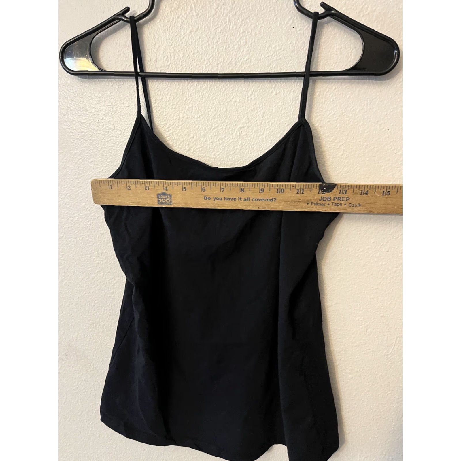 Vintage Atmosphere Women Tank Top Camisole Spaghetti Straps V-Neck Adjustable Strap Size 12 Black Size XL / US 12-14 / IT 48-50 - 5 Thumbnail
