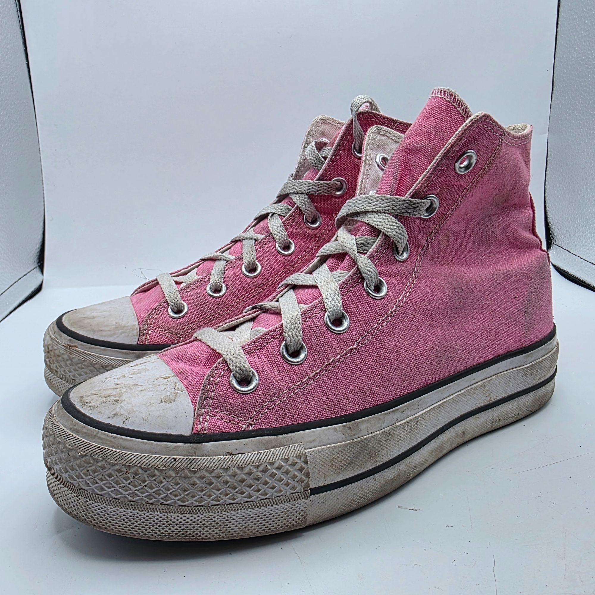 Converse Converse All Star Womens Size 9 Pink High Top Sneakers Casua Size US 9 / IT 39 - 4 Thumbnail