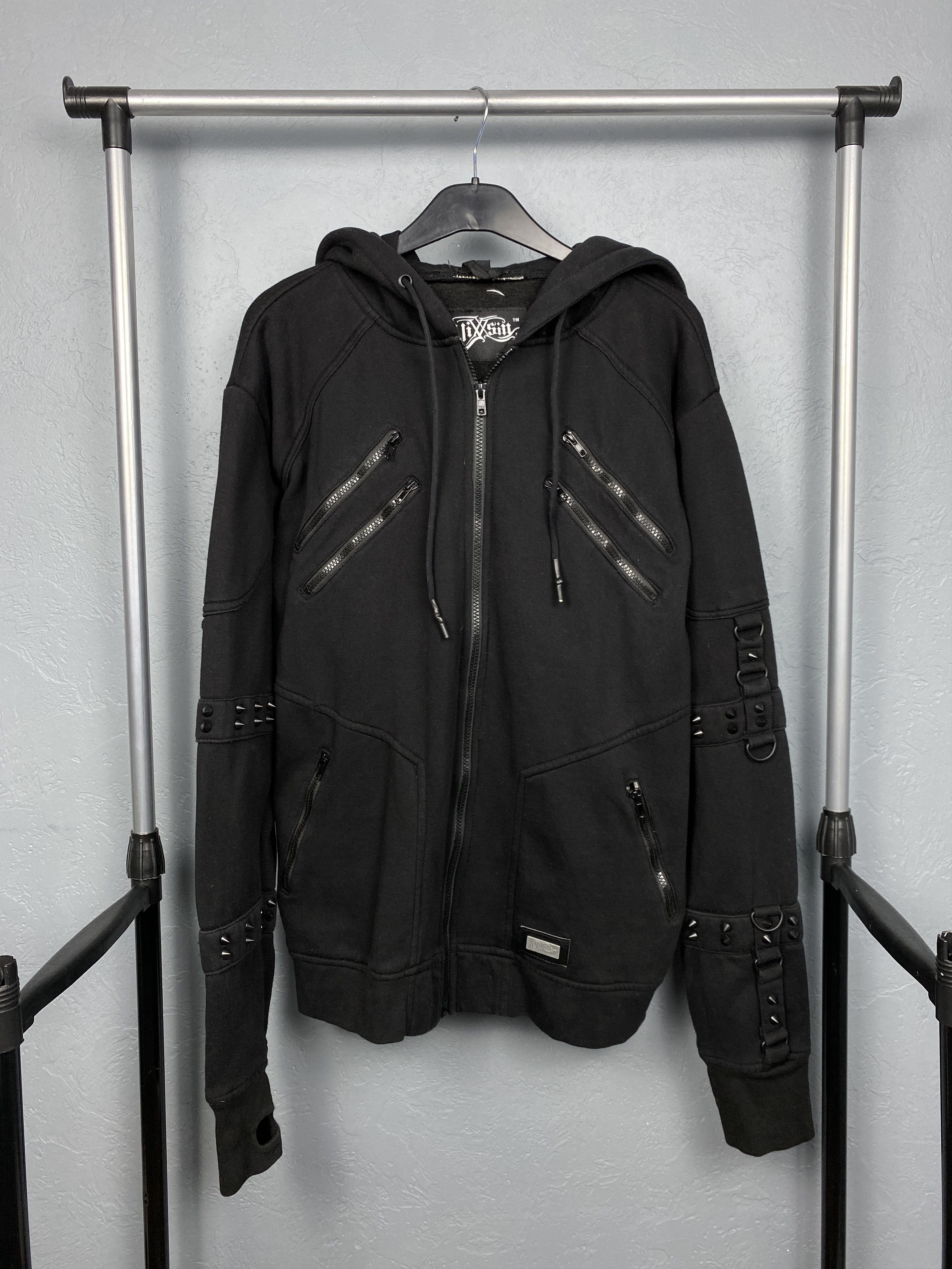 Japanese Brand Vixxsin Gothic Zip Hoodie Y2K Goth Punk Size US L / EU 52-54 / 3 - 1 Thumbnail